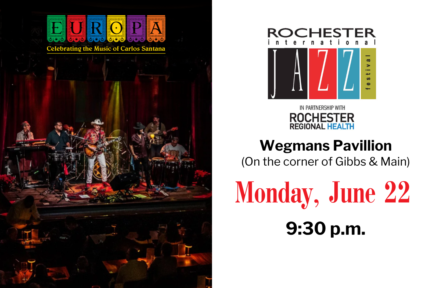 Europa at the Rochester International Jazz Festival