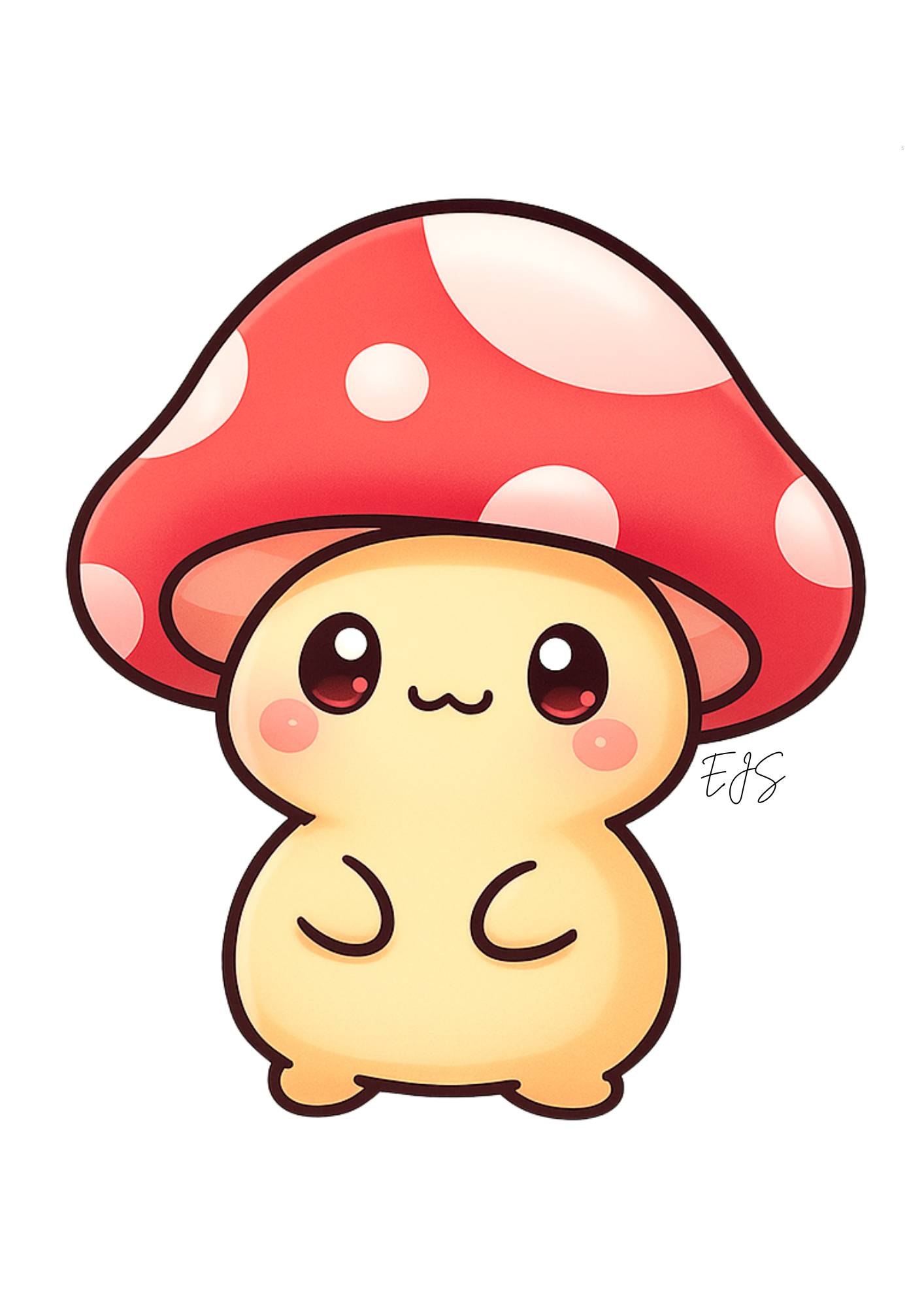 Shroomi (6cm Sticker)
