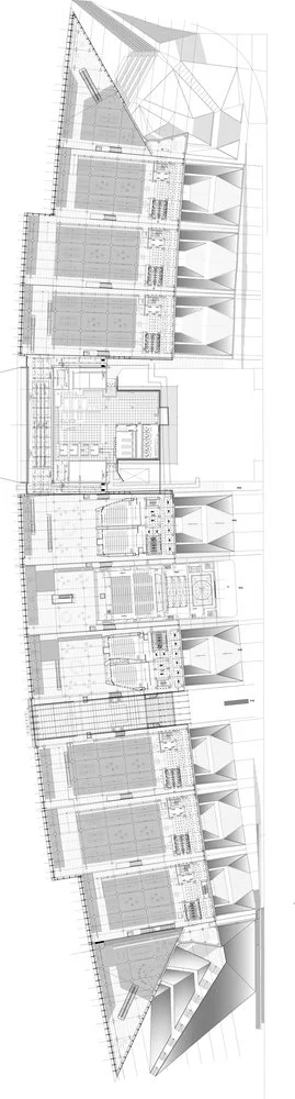 Architectural floor plan with detailed layout