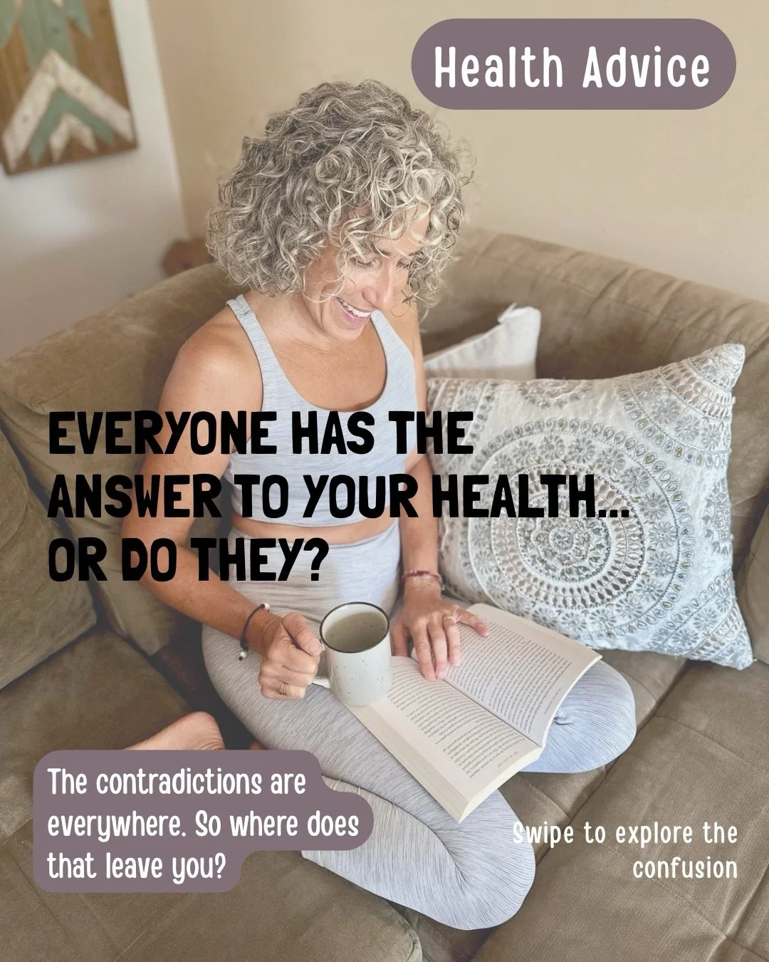 The wellness world has never had more answers.

And yet so many women feel more disconnected from themselves than ever.

One expert says eat more protein.
Another says eat less.

One says fast.
Another says never skip breakfast.

Take the supplements