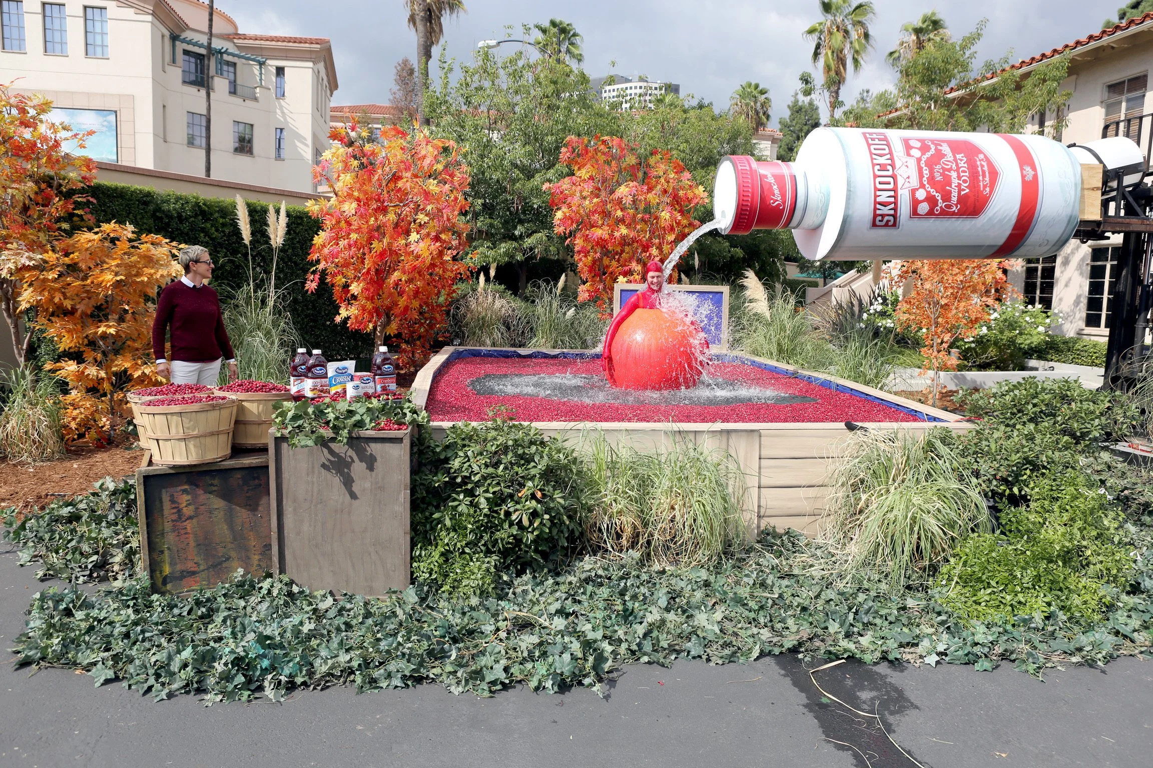 Ellen making a splash