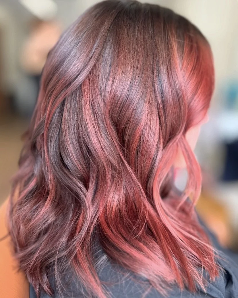 D A Y G L O W 
Heating up colors left and right in the salon lately. Have you visited the new location of your stylists yet?!
With summer officially in full swing, if you&rsquo;re not already on the books&hellip; what are ya waiting for?

@danihairch
