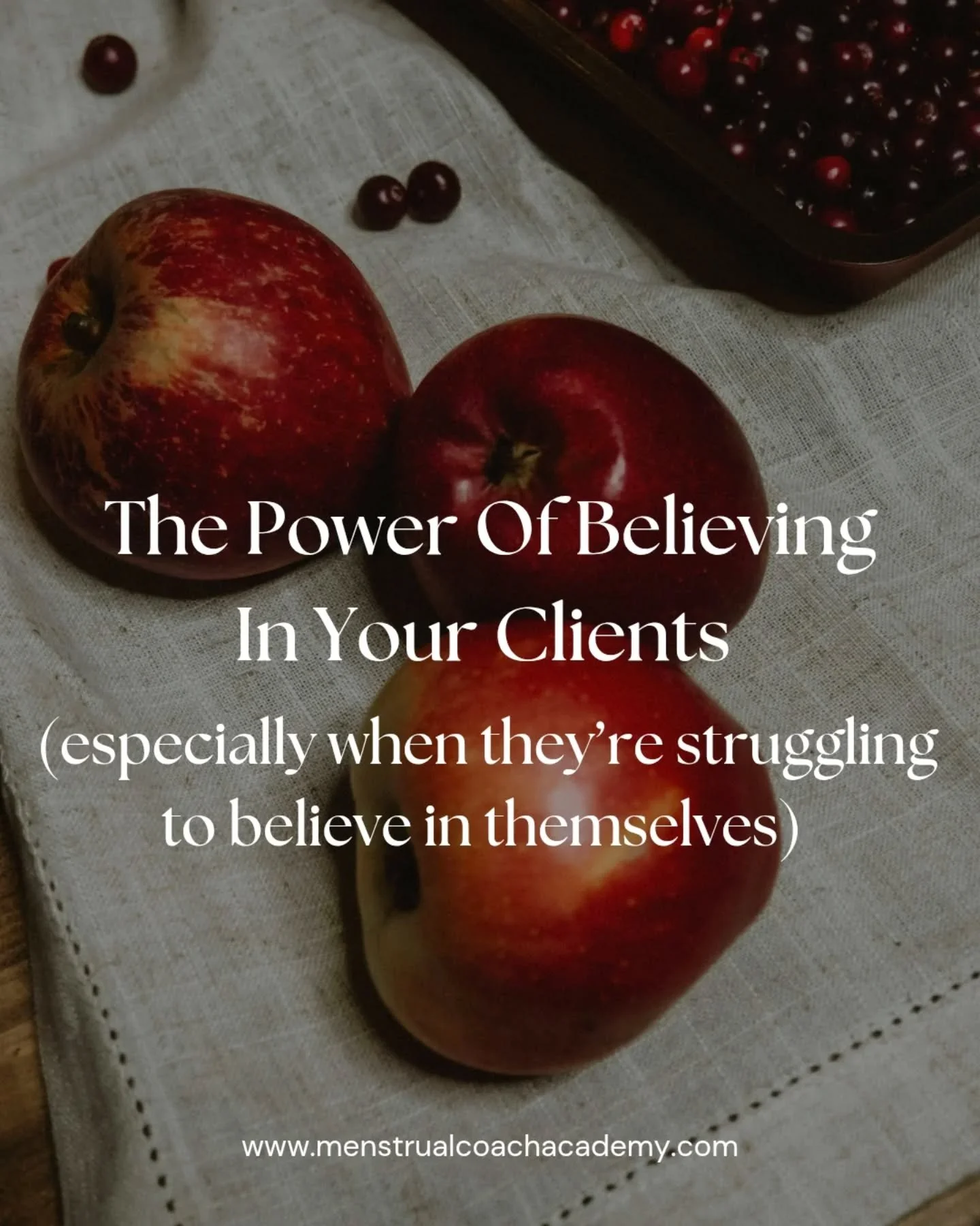 One of the most powerful things you can do as a coach is believe in your clients when they don't yet believe in themselves.

Not rescuing them. Not fixing them. Not positioning yourself as the guru with all the answers.

But holding the energy of the