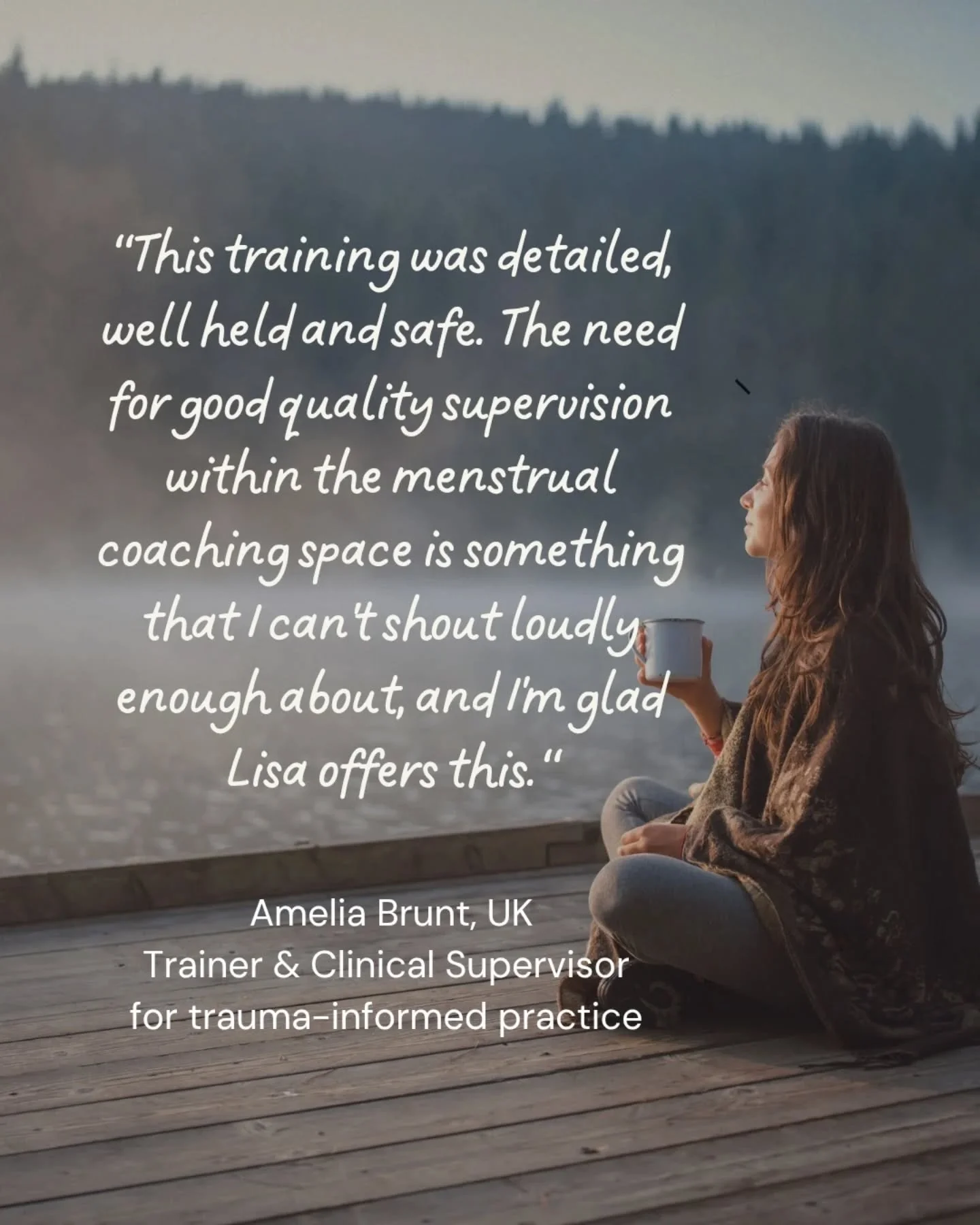 Thank you, Amelia, for these kind words!

💖 Head over to www.menstrualcoachacademy.com to learn more and apply for our July 2026 Menstrual Coach Academy cohort. 

#menstrualcoachacademy #periodcoach #menstrualcyclecoach #menstrualcycleawareness