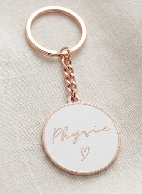 ENAMEL PHYSIE KEYRING