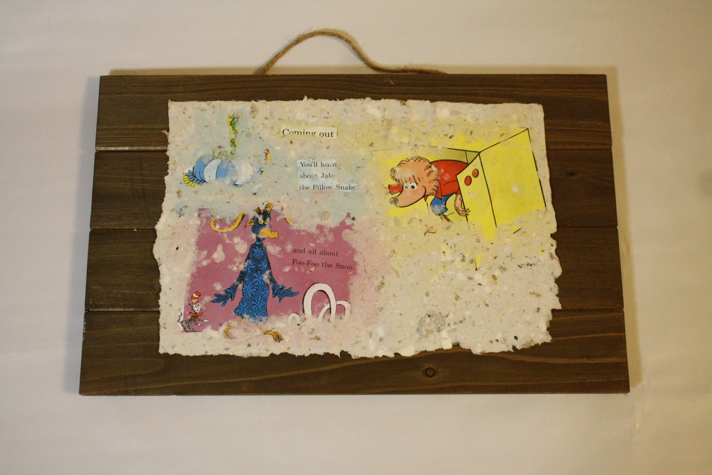 Knox part 6 B. Standley 2020 Recycled paper on wood