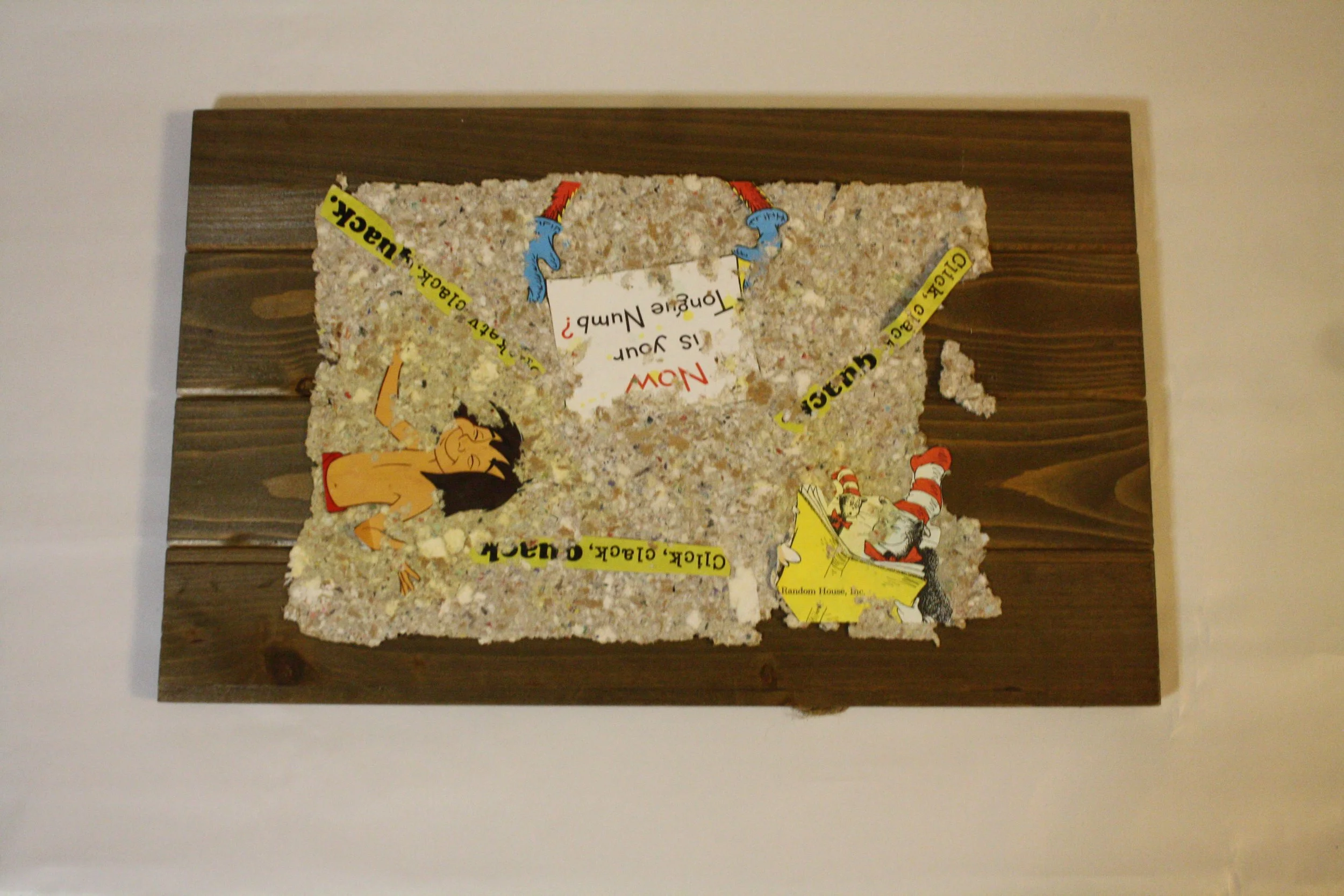 Knox part 7 B. Standley 2020 Recycled paper on wood