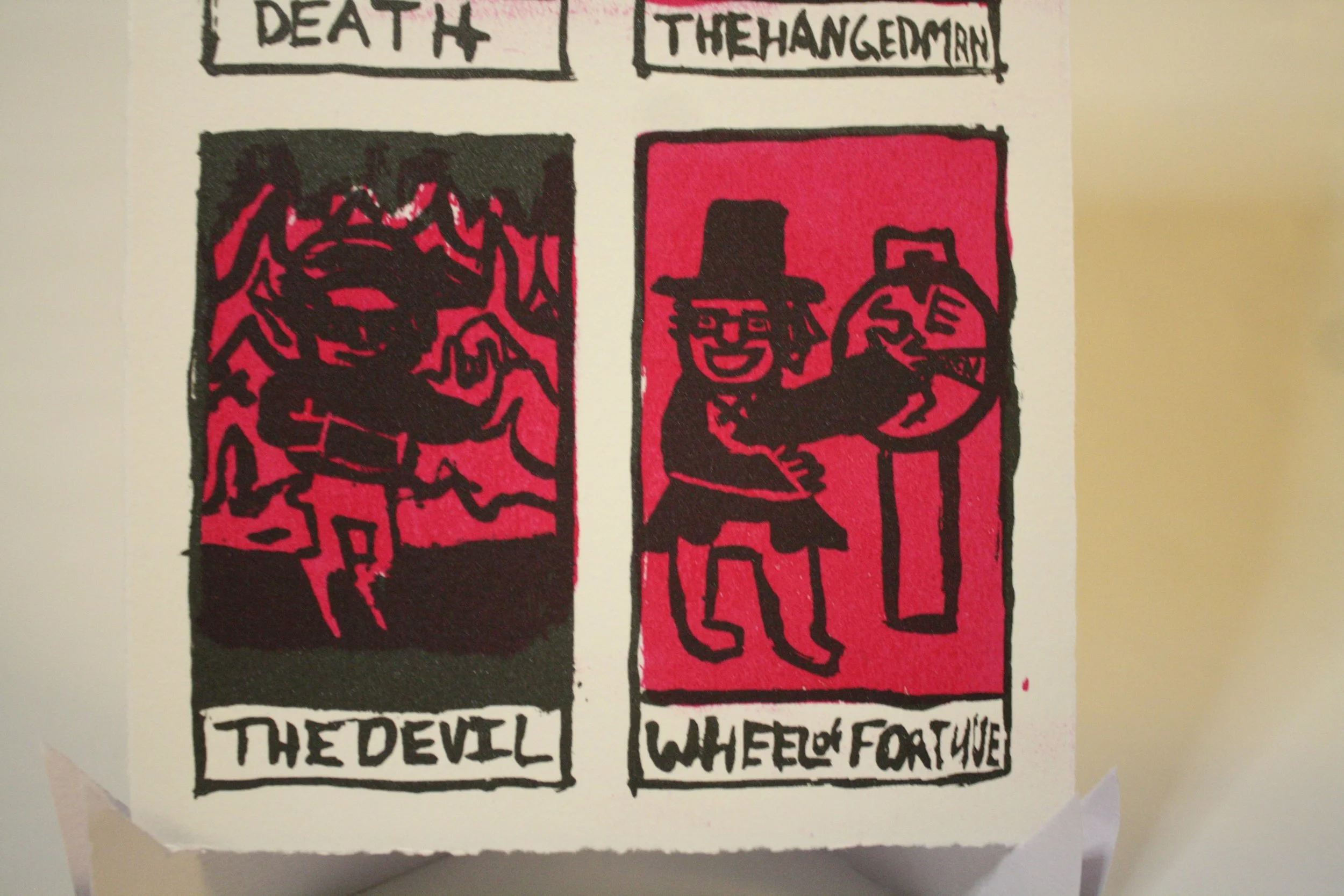 Self Portrait as a Bad Reading (detail) B. Standley 2019 Screen Print (varied edition) 