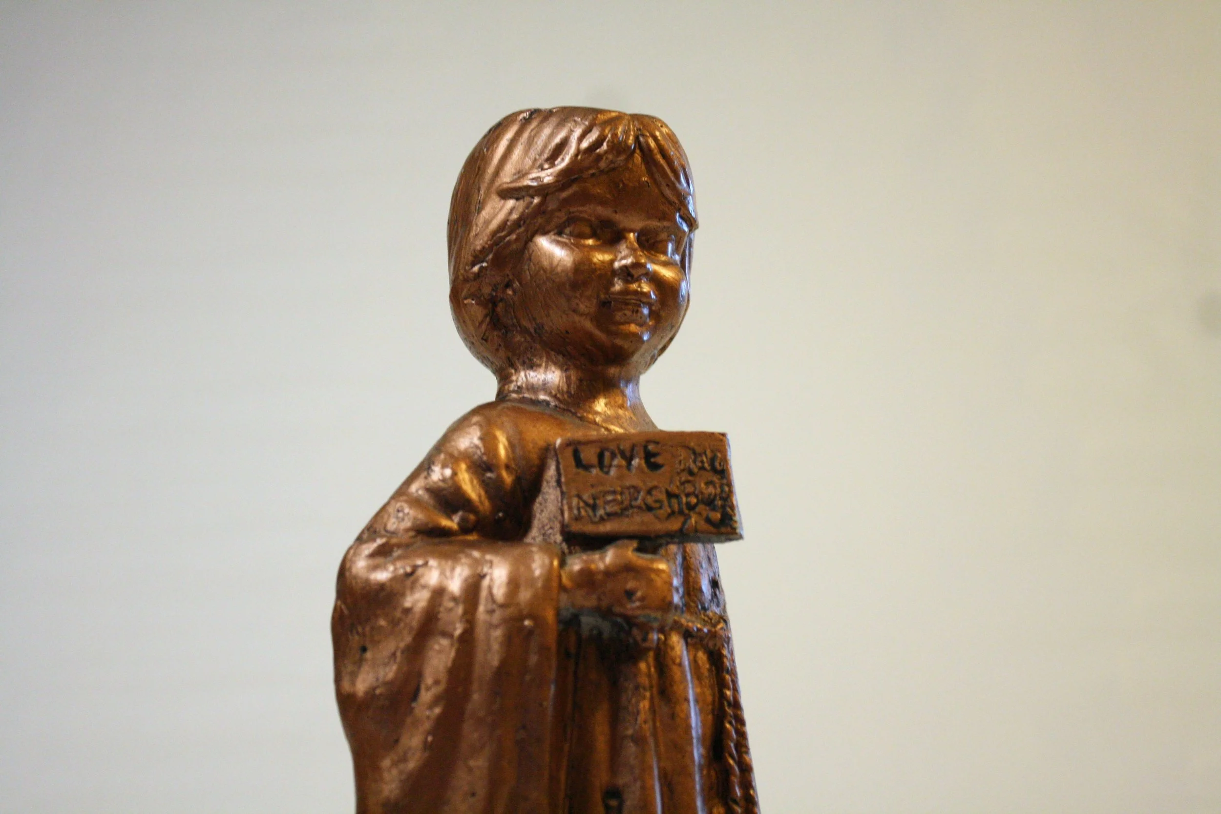 Love Thy Neighbor (detail) 


B. Standley 
2019
Painted aluminum  