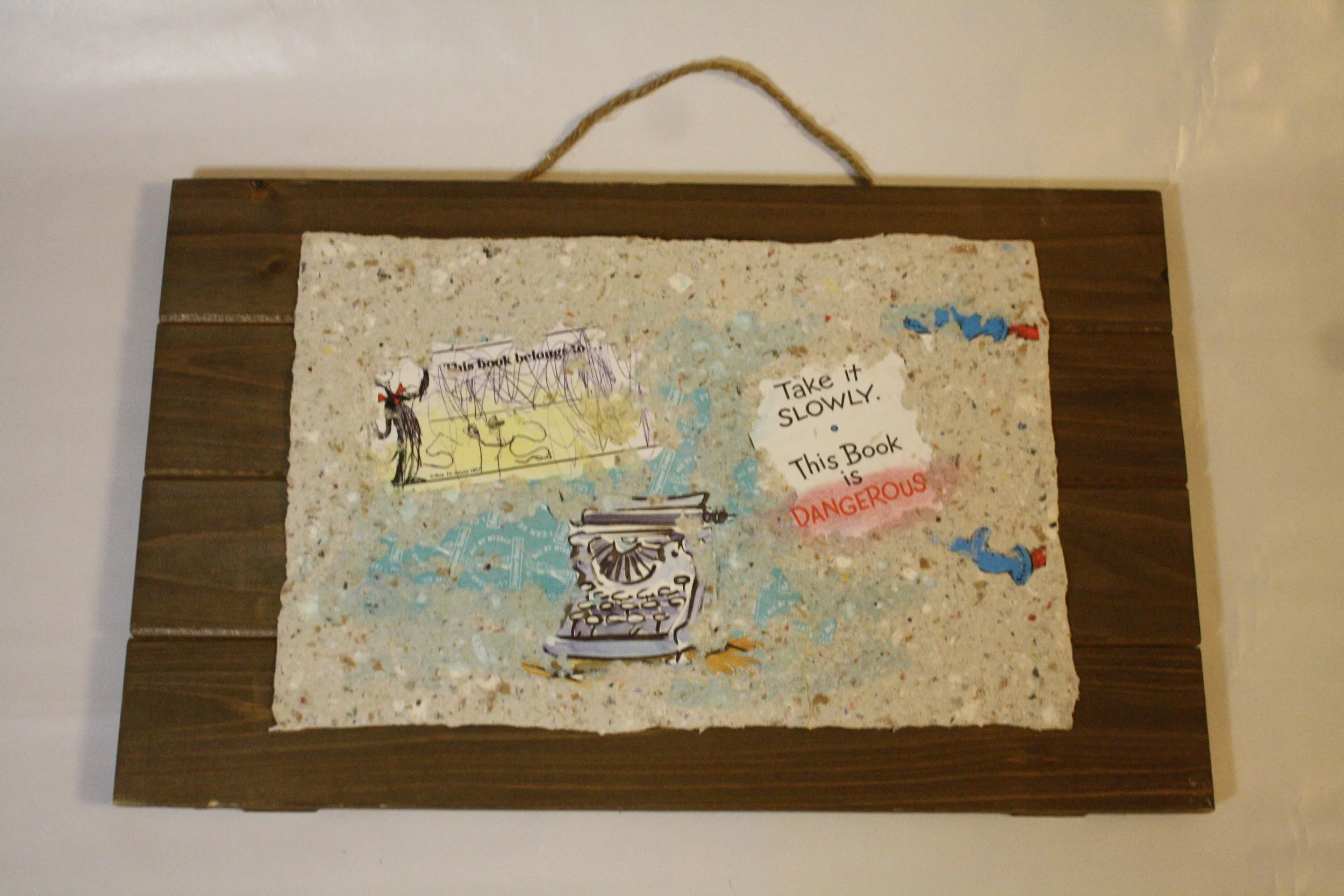 Knox part 1 B. Standley 2020 Recycled paper on wood