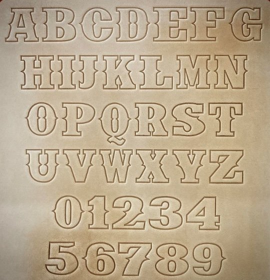 #7 FONT 1'' TALL