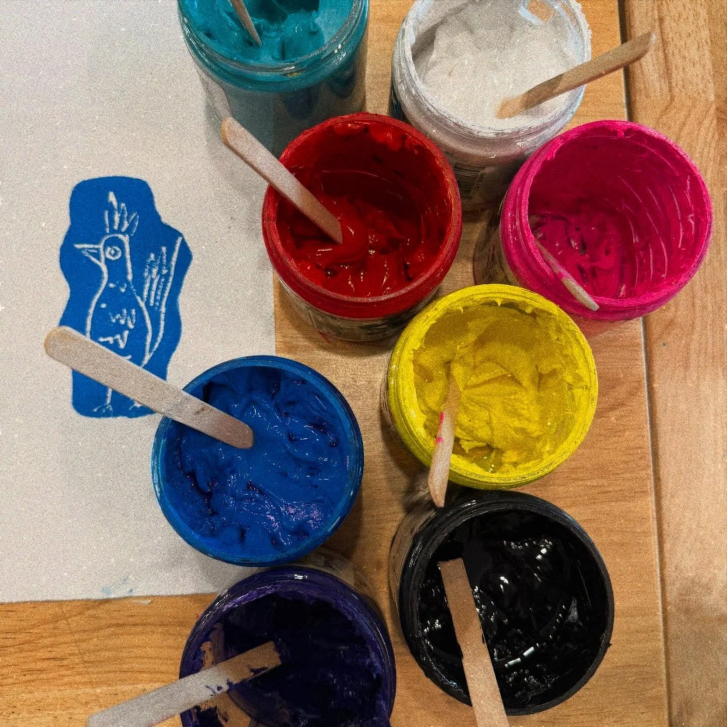 Welcoming in play for all, to help our community feel empowered to express and create. Often adults get left out of the playful parts of life. Here at Mon Ami we invite you all to play a little, to make something without judgement and to let it unfol