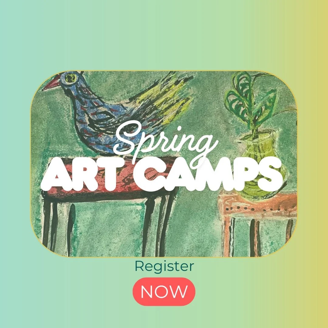 SPRING BREAK! Yes, Mon Ami is hosting Spring Art Camp this year, and we hope you will join! This time we've extended the hours and made both a morning and afternoon camp. 

All Camps feature artful spring themes, for ages 5-13yrs. 

April 6th-10th AM