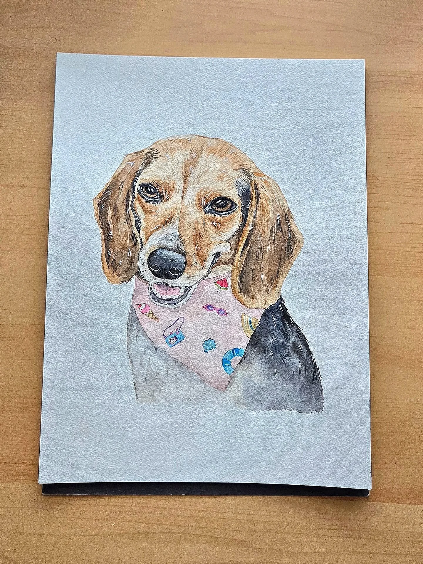 Another sweet pup on the way 🥰

#watercolorpetportraits #raleigh #nc #dogportrait #doglover