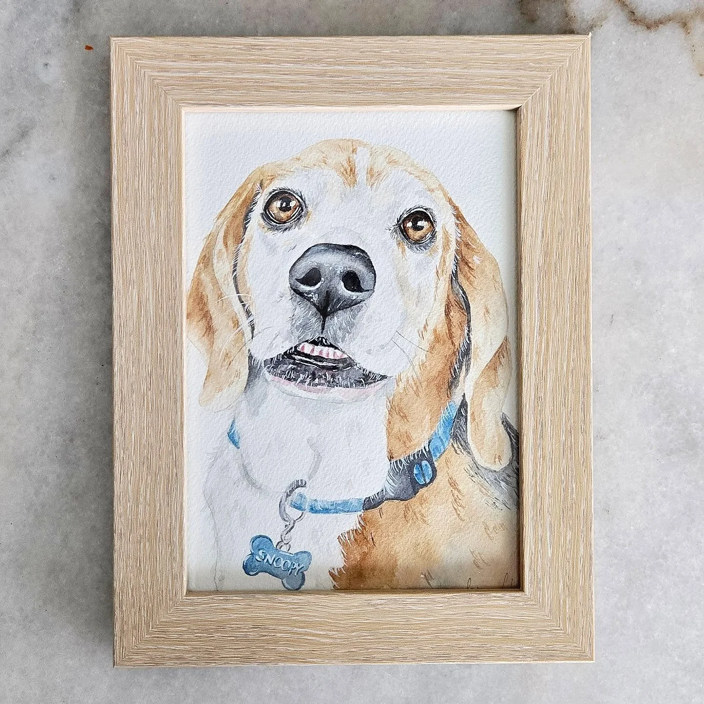 &hearts;️ The hardest part of love is saying goodbye, but art helps us remember.

​#PetMemorial #DogPortrait #CustomArt #WatercolorPetPortrait