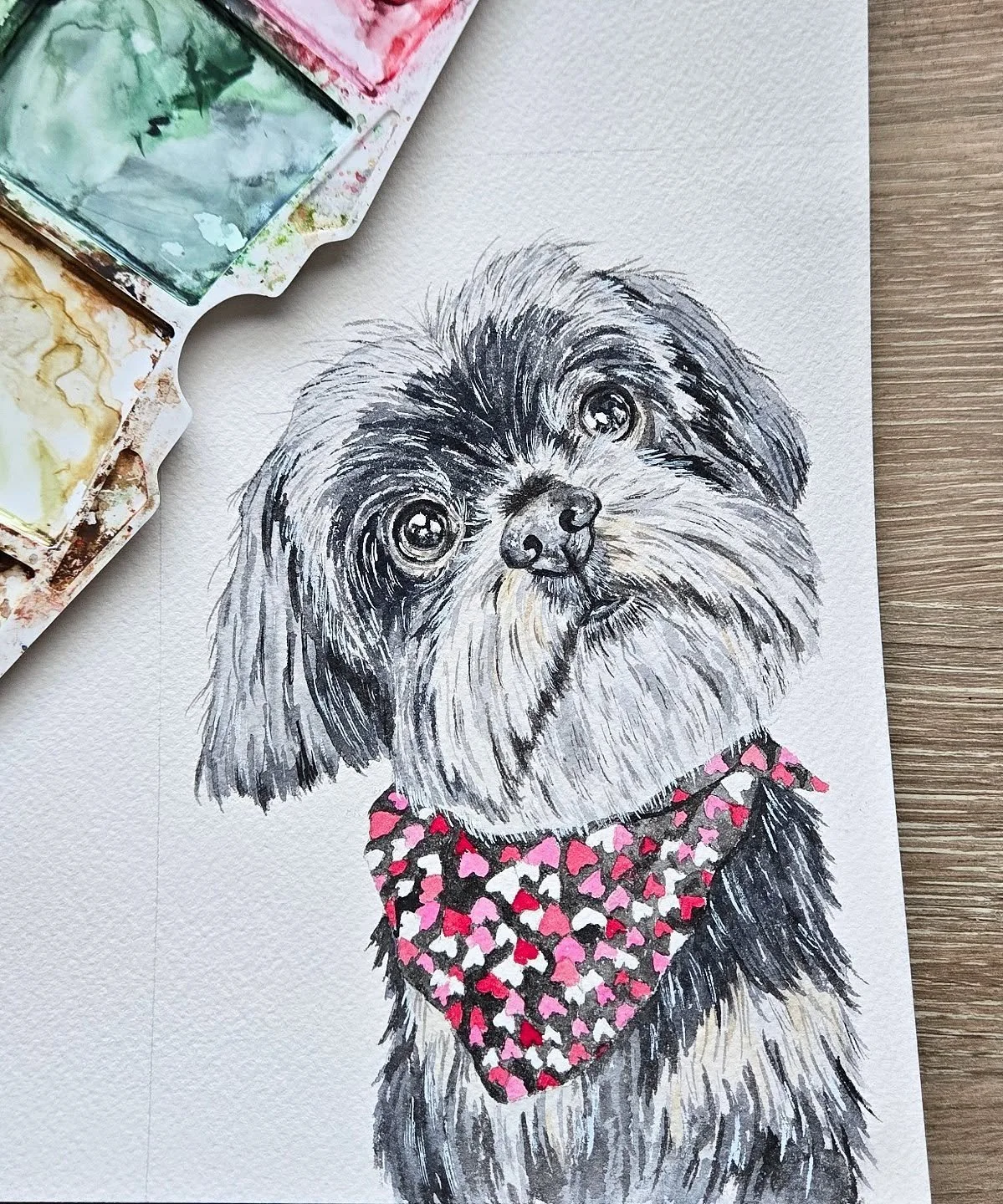 The art of being still. 🎨✨"