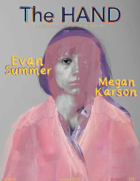 The Hand Magazine, Issue 45, featuring artwork by Asiya Al. Sharabi.