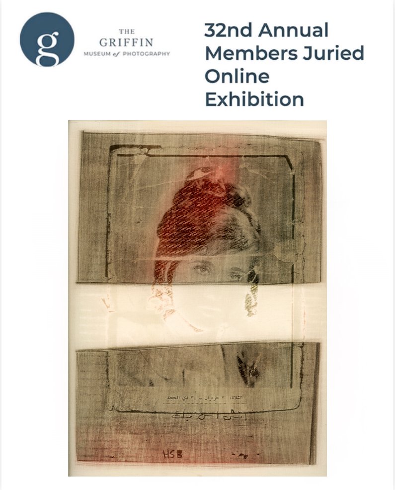 Work by Asiya Al. Sharabi featured in the Griffin Museum of Photography’s 32nd Annual Members Juried Online Exhibition, 2026.