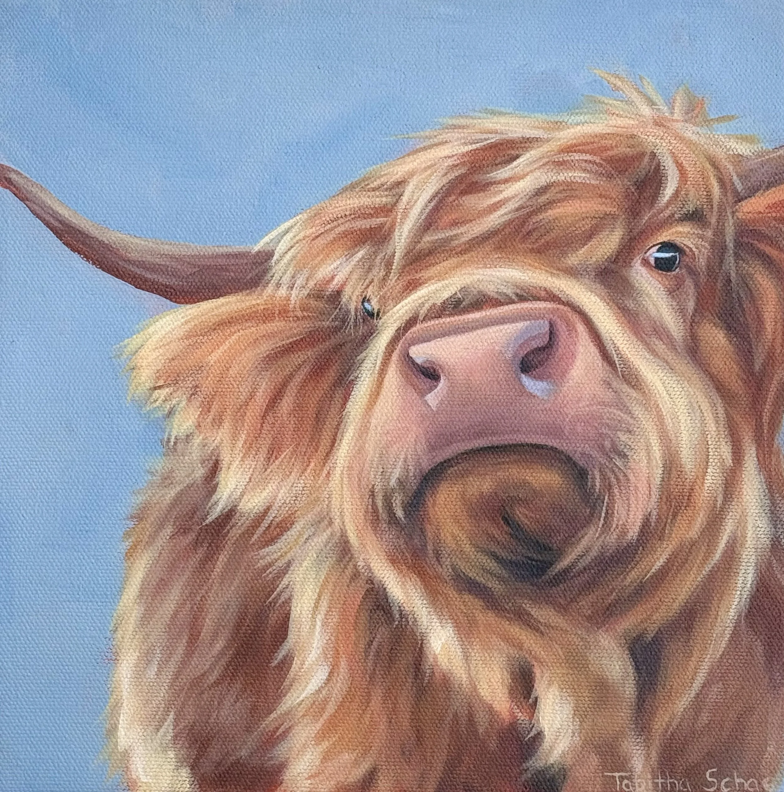 Big Betty | 10x10" Acrylic on Gallery Depth Canvas by Tabitha Schae