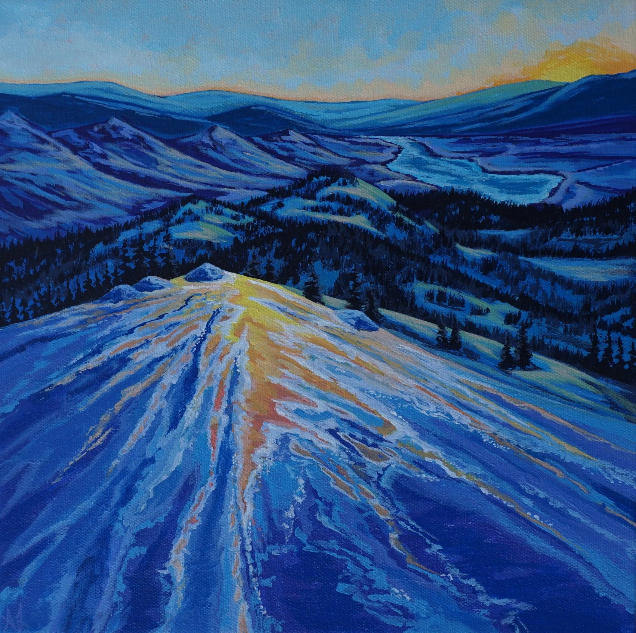 Alison+Laing,+Sunset+Snow,12x12.JPG