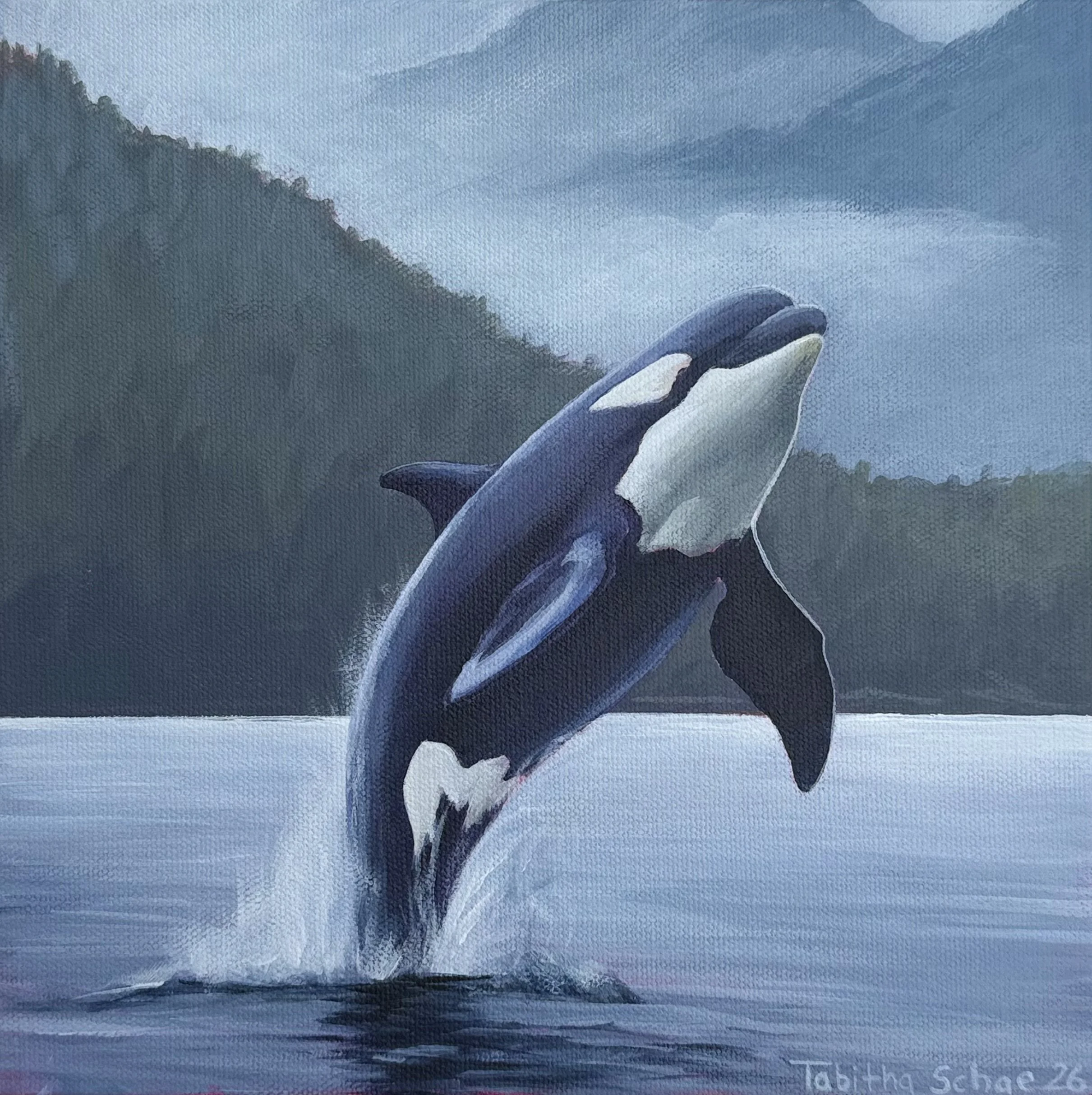 Break Free | 10x10" Acrylic on Gallery Depth Canvas by Tabitha Schae