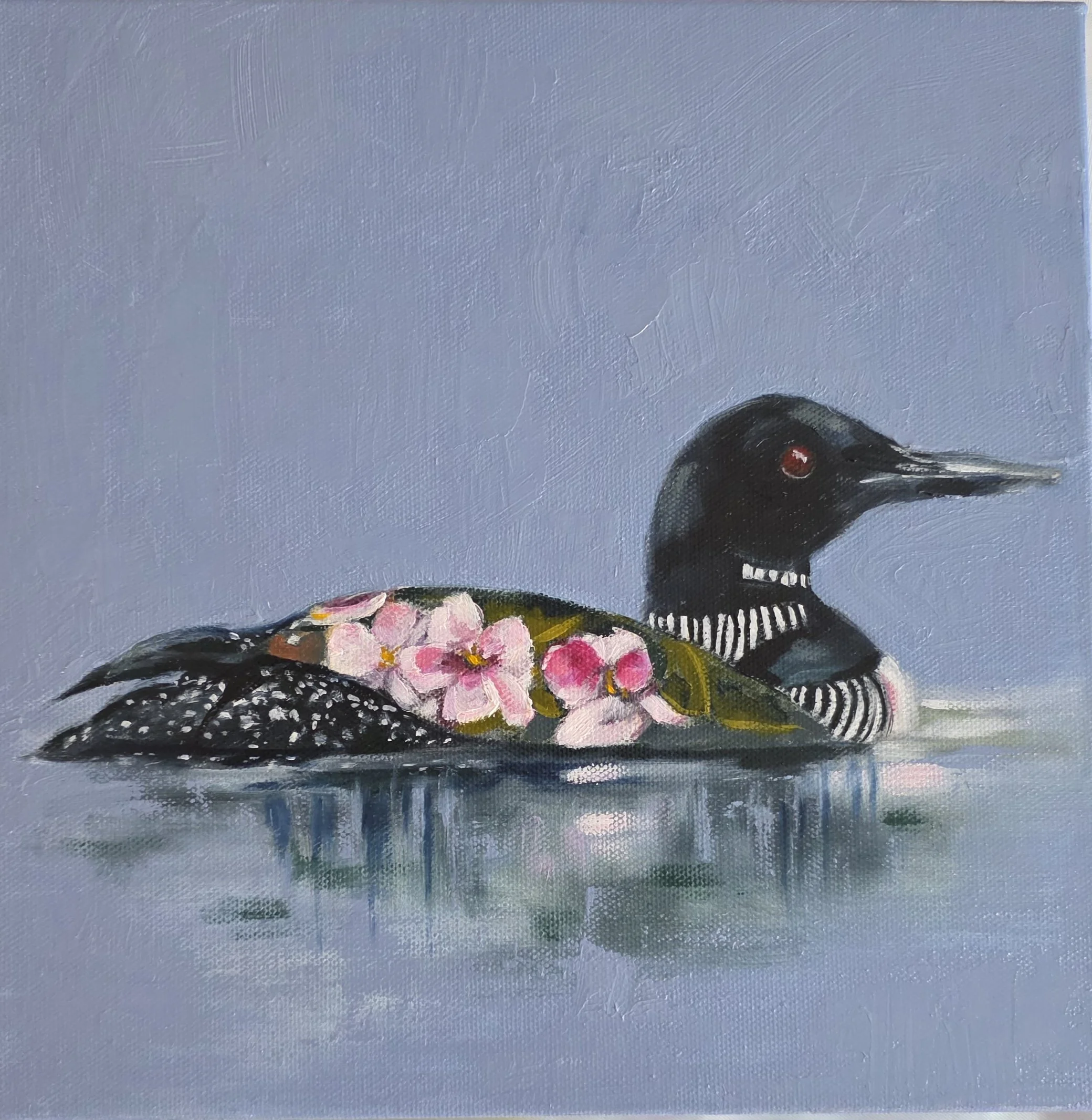 A Moment Of Calm | 10x10" Oil on Gallery Depth Canvas by Eleanor Birch