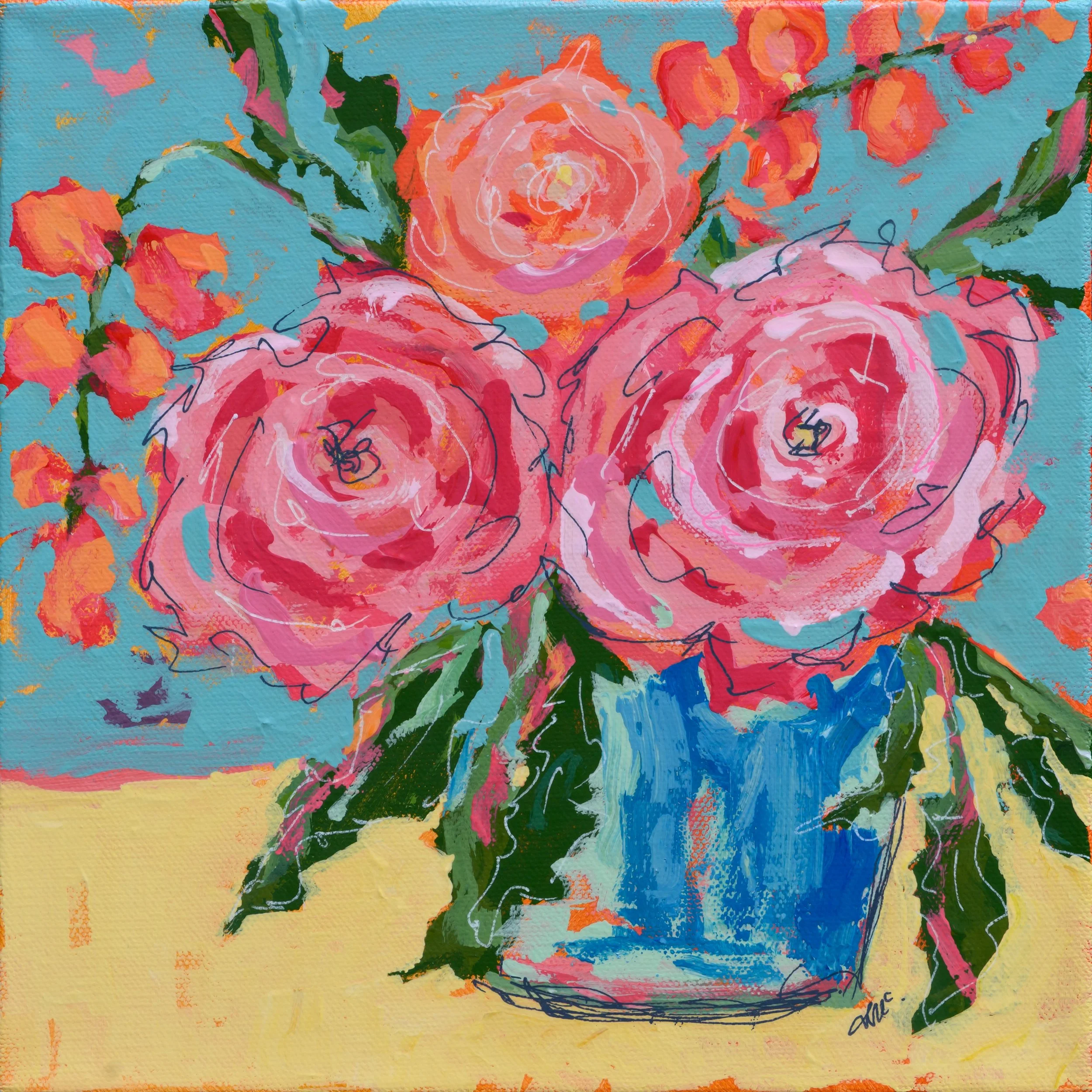 Morning Has Broken | 10x10" Acrylic on Gallery Depth Canvas by Teresa McCallum