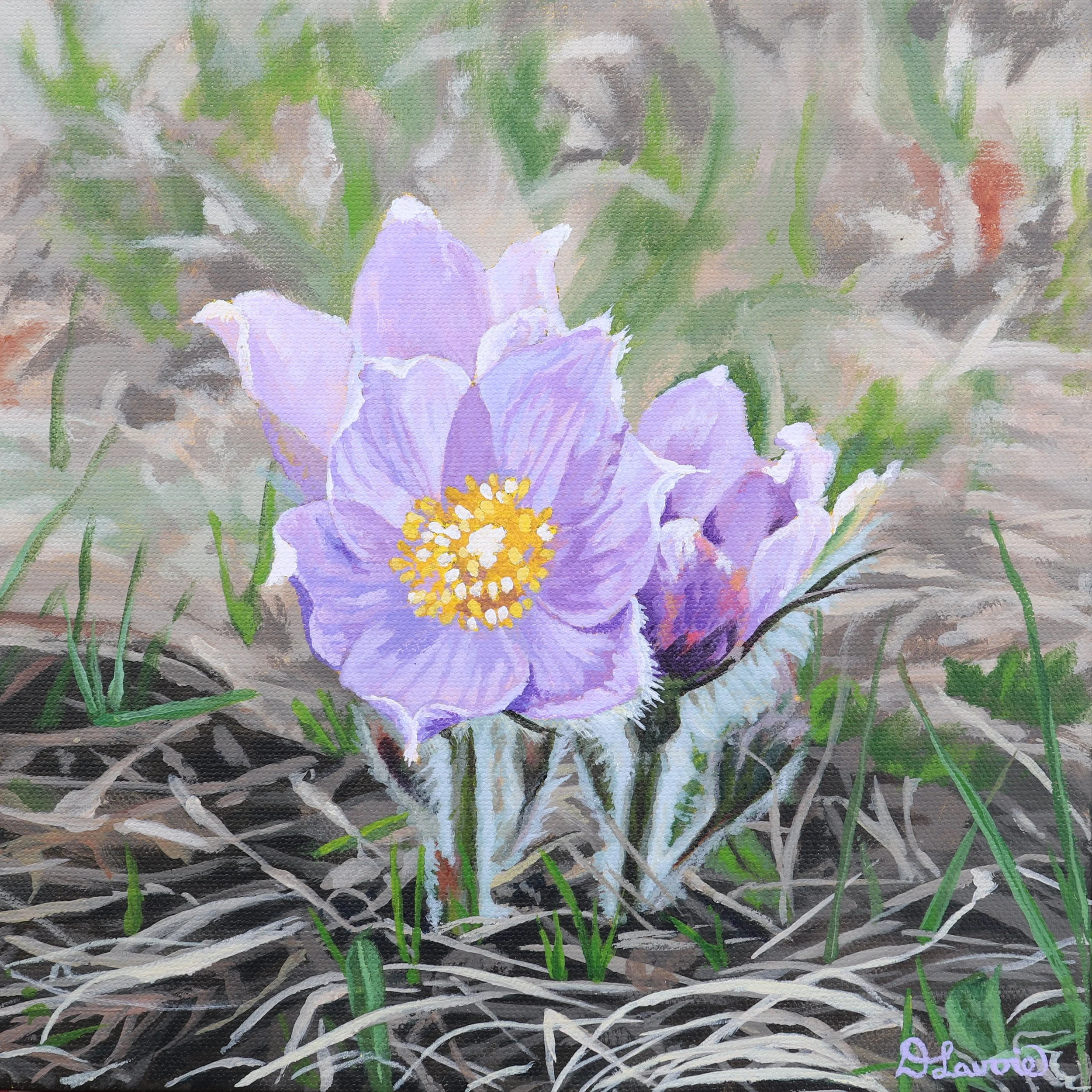 Silent Anticipation | 10x10" Acrylic on Gallery Depth Canvas by Deanna Lavoie