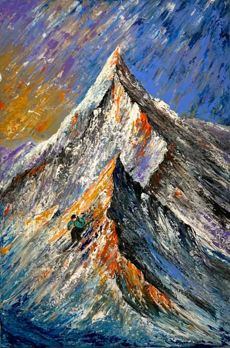 Ski Mountain-36x24inches-C$450.jpeg