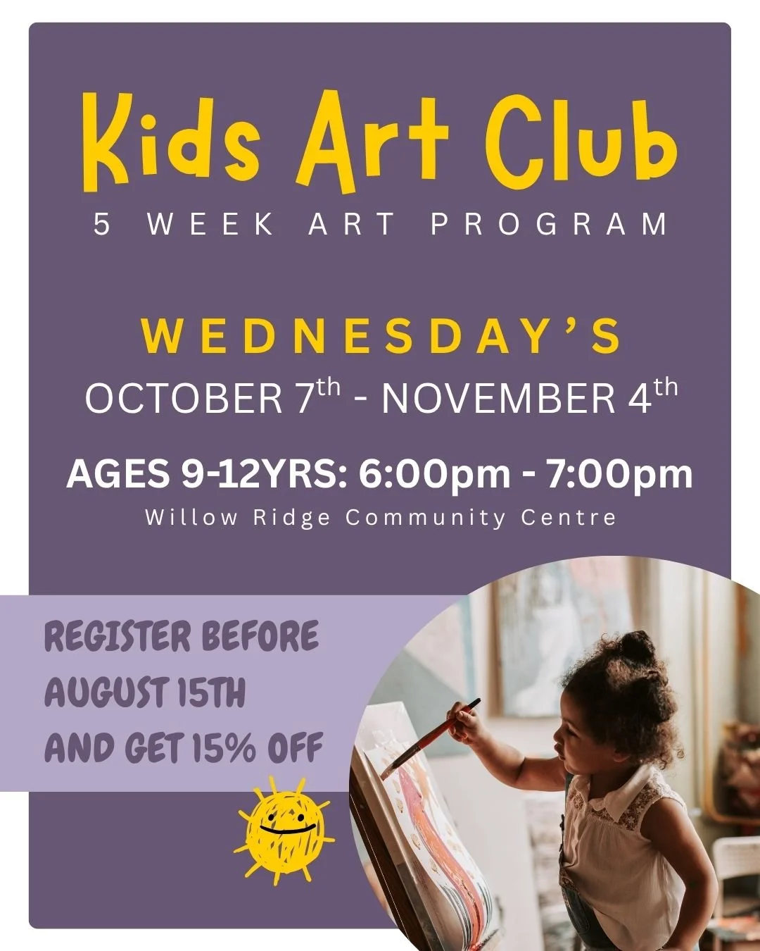 Kids Art Classes in Calgary | 5-Week Art Program for Ages 9-12yrs