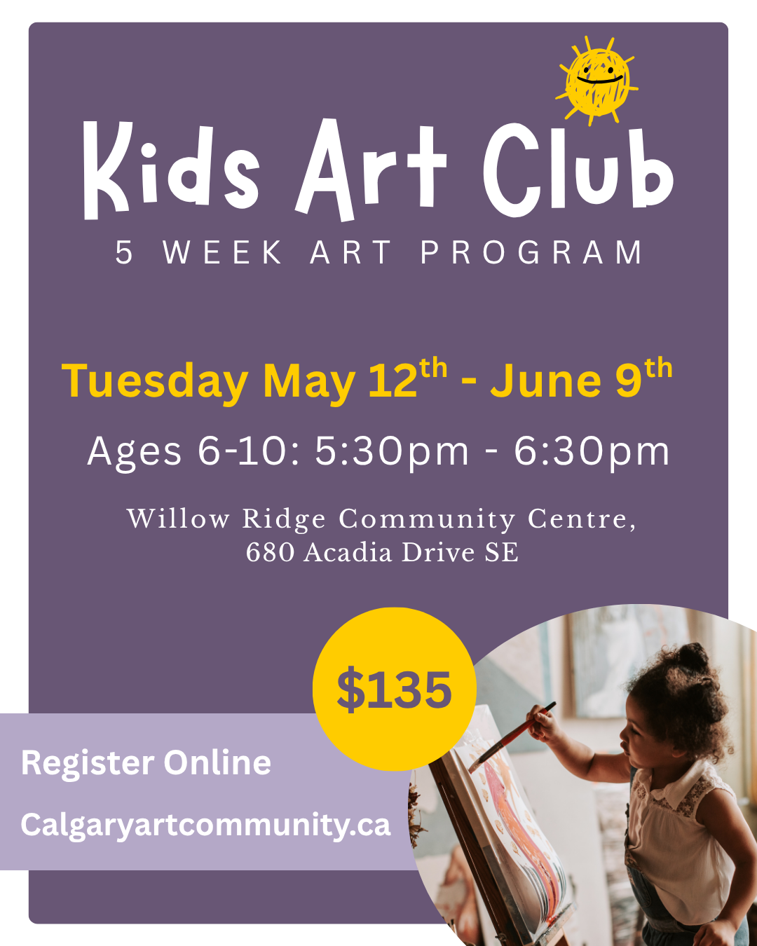 Kids Art Classes in Calgary | 5-Week Art Program for Ages 6–10