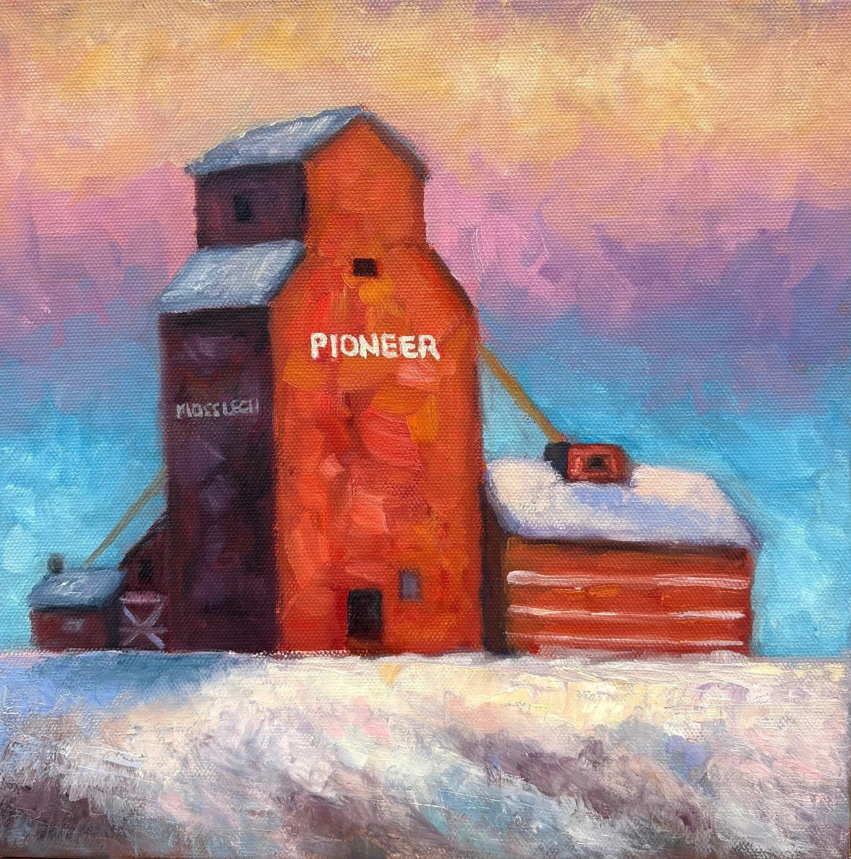 Prairie Soul | 10x10" Oil on Canvas by Lancette Burton