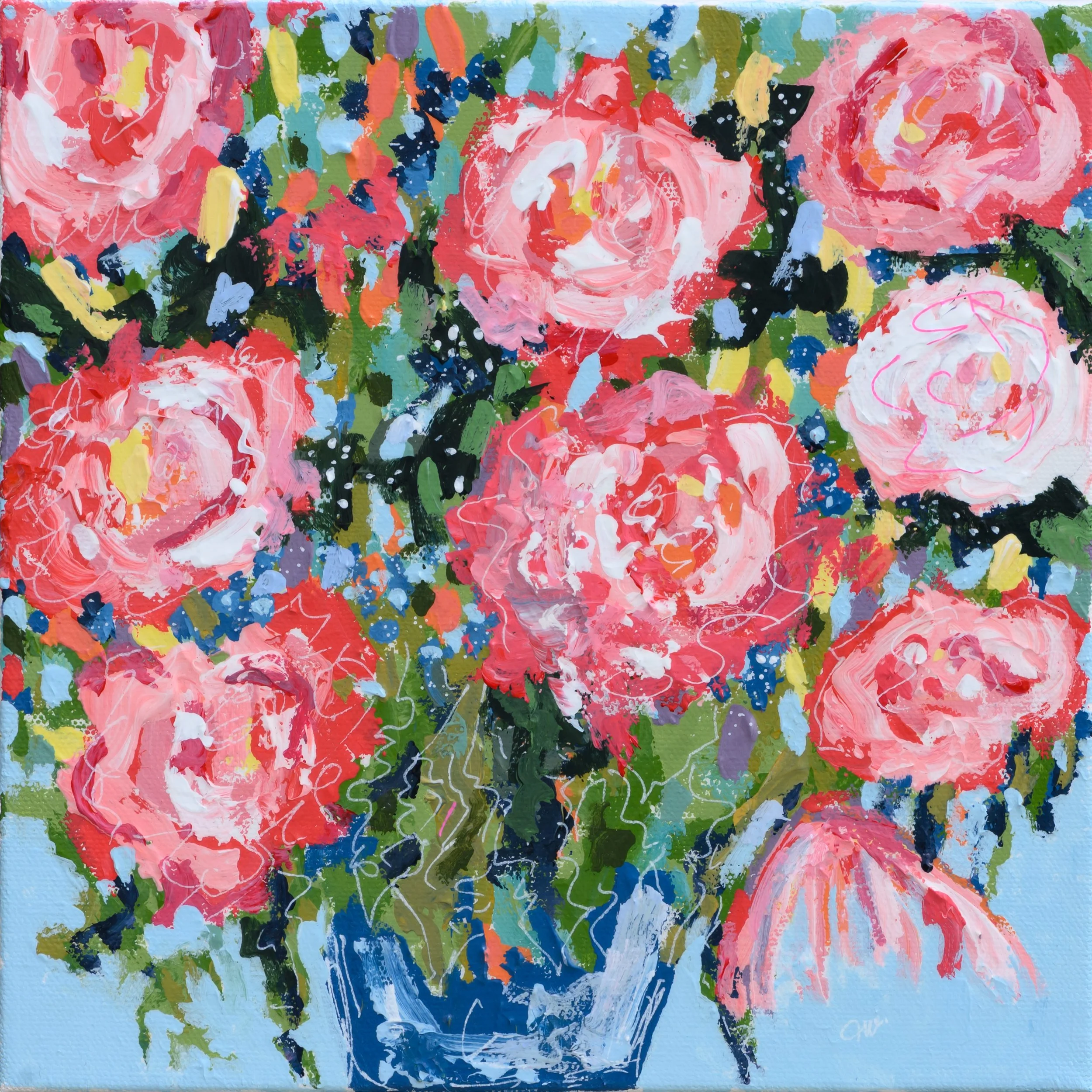 Morning Splendour | 10x10" Acrylic on Gallery Depth Canvas by Teresa McCallum