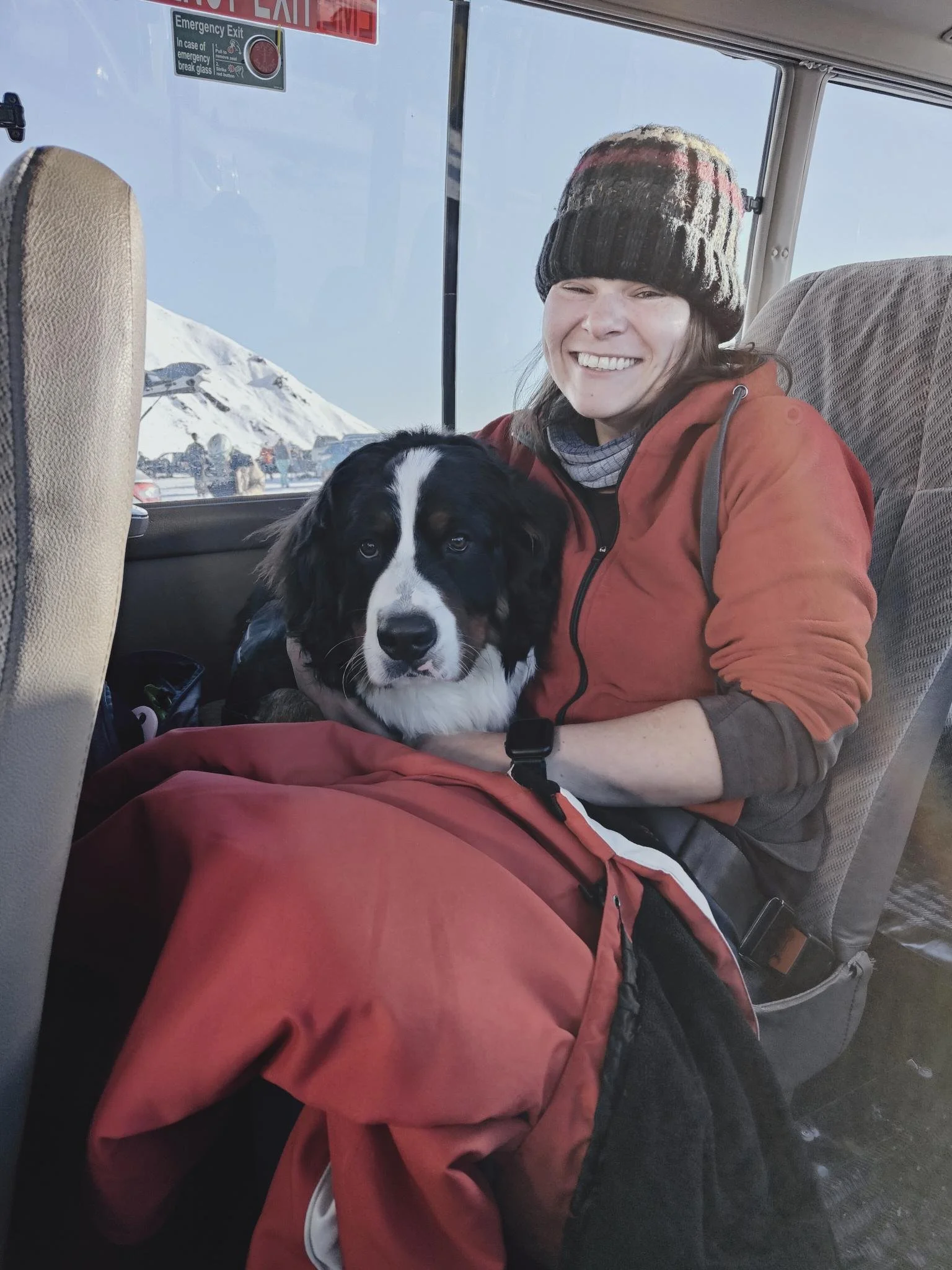 Special guest on the Mt Lyford return trip