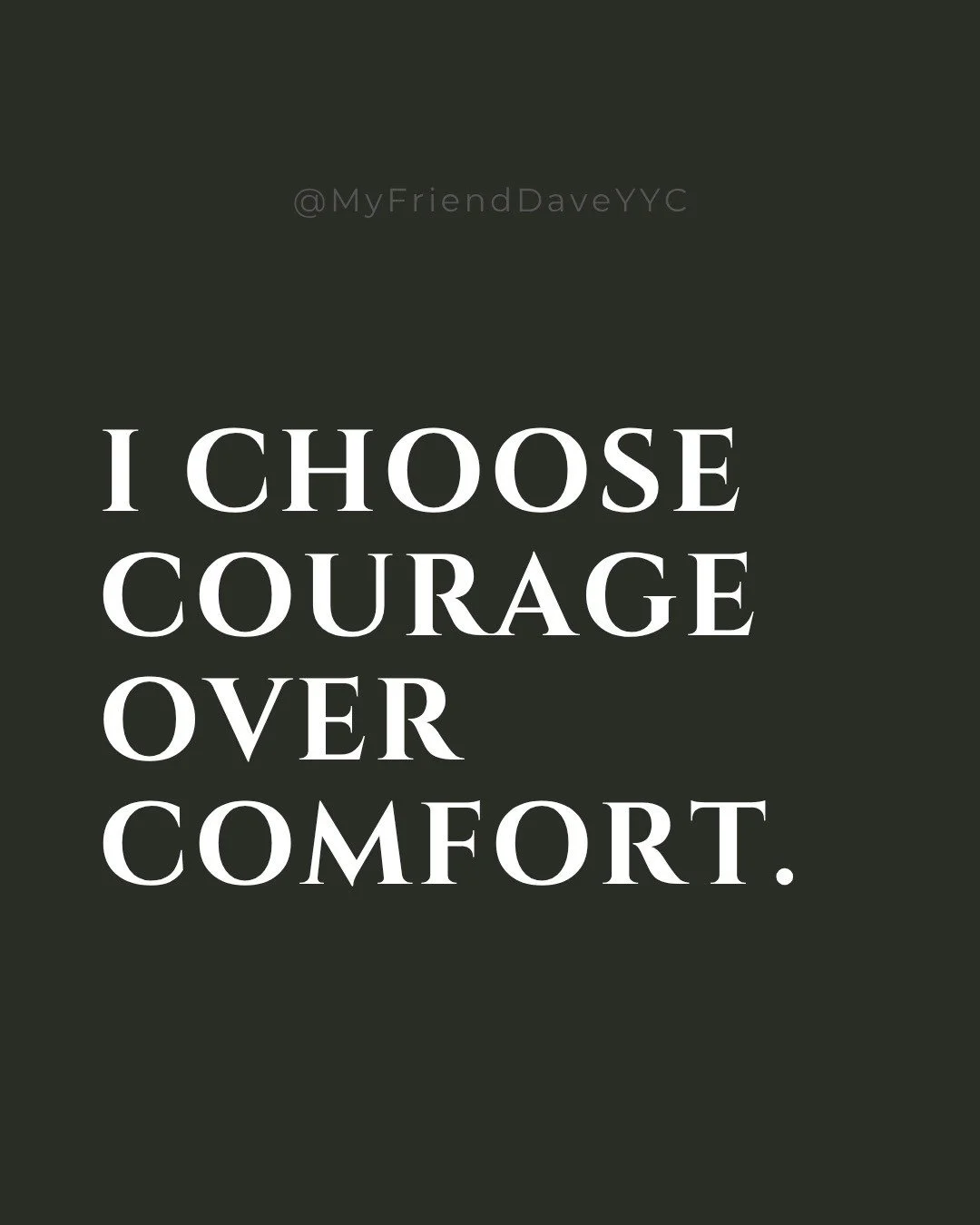 What you speak, becomes your truth. Affirmations are a beautiful way to create empowerment in your story.⁠
⁠
⁠
_____________________________⁠
⁠
My Friend Dave is a community initiative that supports marginalized &amp; vulnerable men in sharing their 