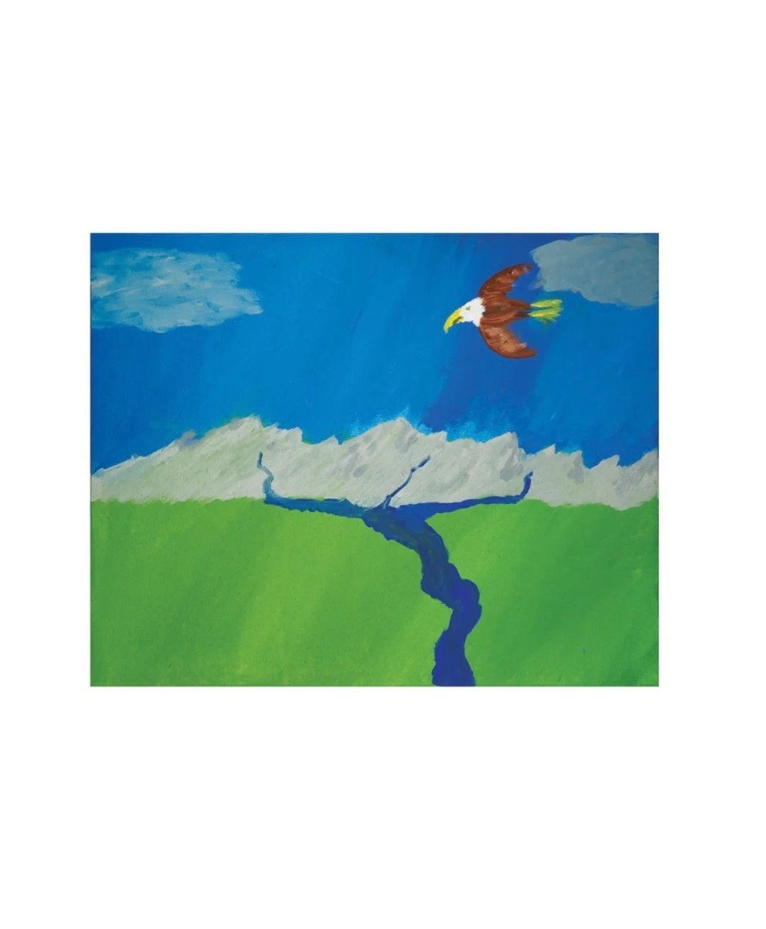 Jay Blondeau⁠
Untitled (2025)⁠
Acrylic on Hand Stretched Canvas⁠
30" x 24"⁠
⁠
It's Just art. You see, what you see.⁠
⁠
Print available on the My Friend Dave website, or link in bio. ⁠
⁠
________⁠
⁠
My Friend Dave is a community initiative t