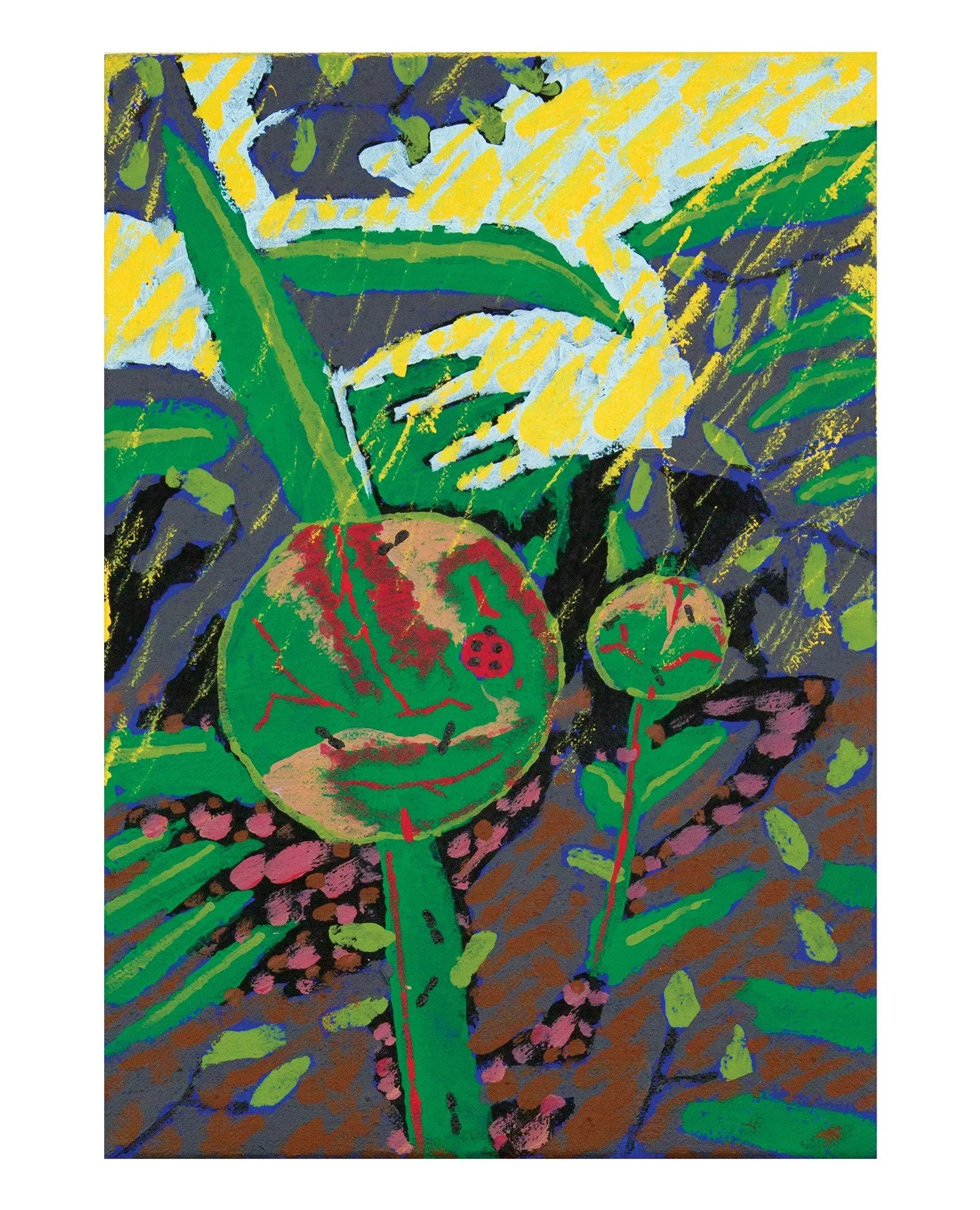 Bulldog⁠
The Conversation (2025)⁠
Acrylic and Ink on Hand Stretched Canvas⁠
⁠
My art is saying that the little things and daily things are often passed by. The things that most people don't realize they have right in front of them. This art helps to 