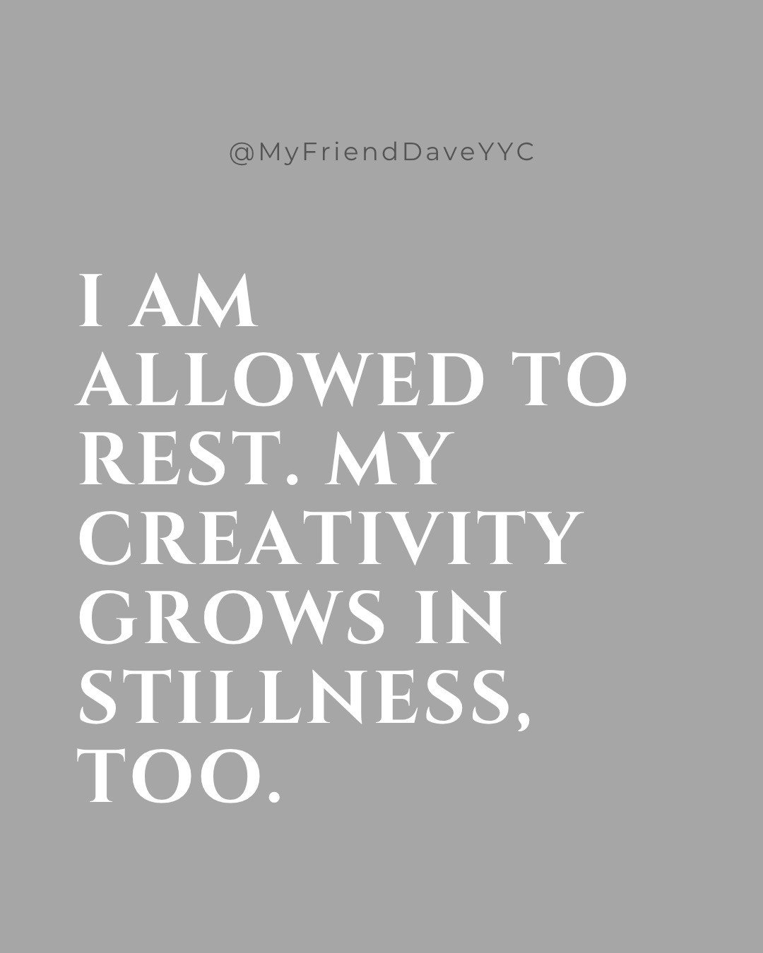 Rest is part of creating. Stillness helps us listen, reflect, and begin again. 🌸
#MyFriendDave #HealingThroughArt