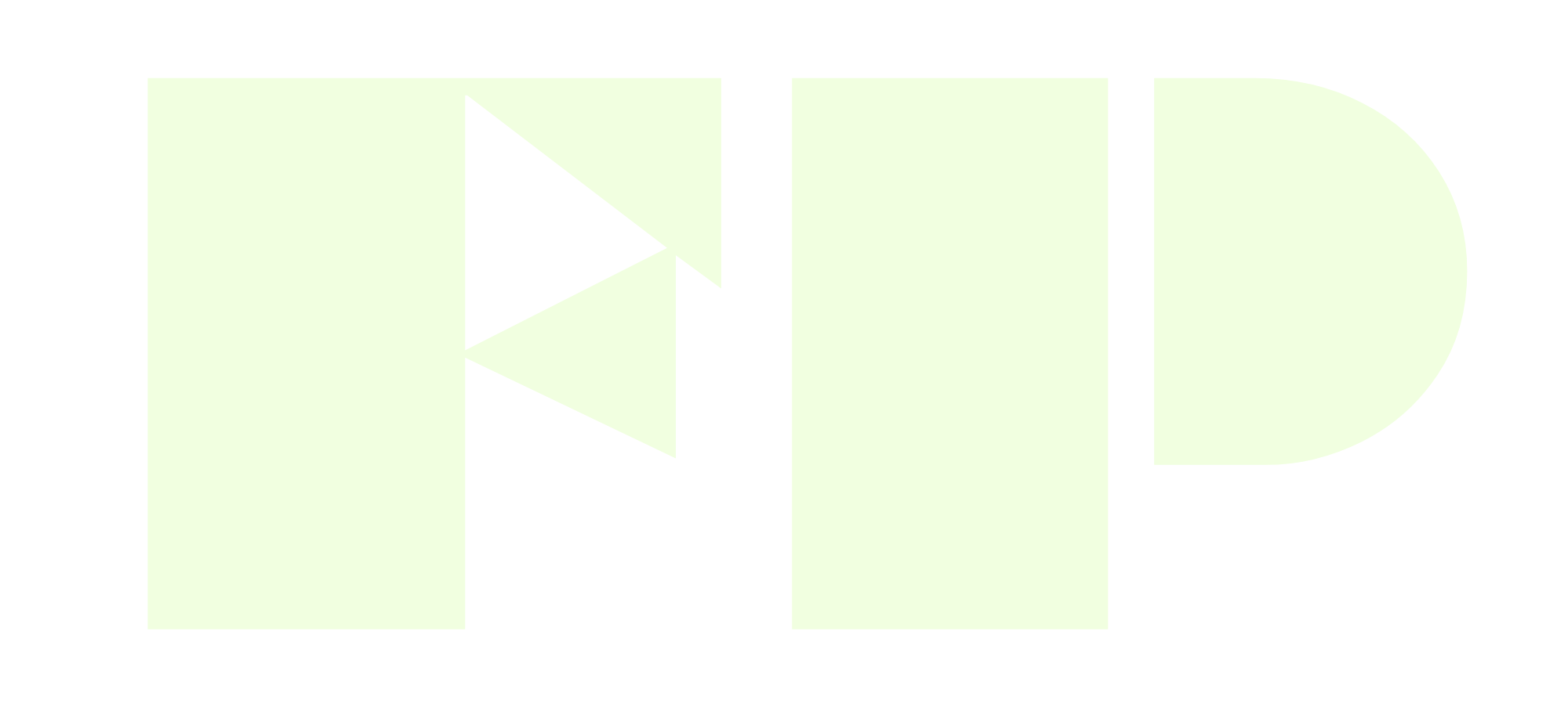 Geometric drawing of an outline square with sections divided by vertical, horizontal, and half circle lines.