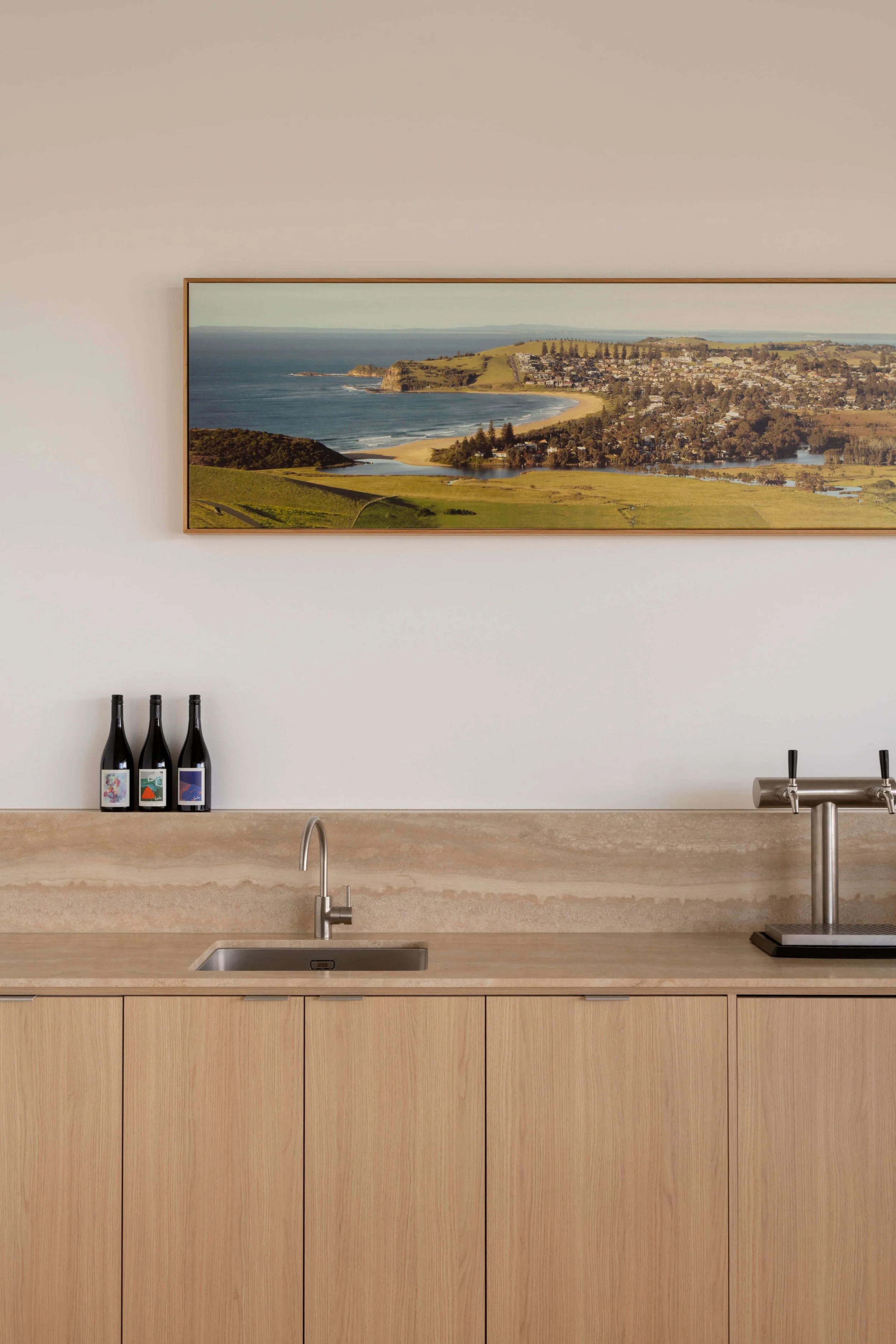 Akuna Laidlaw home East Brisbane - bar. Interiors by Borgeaud Interiors.