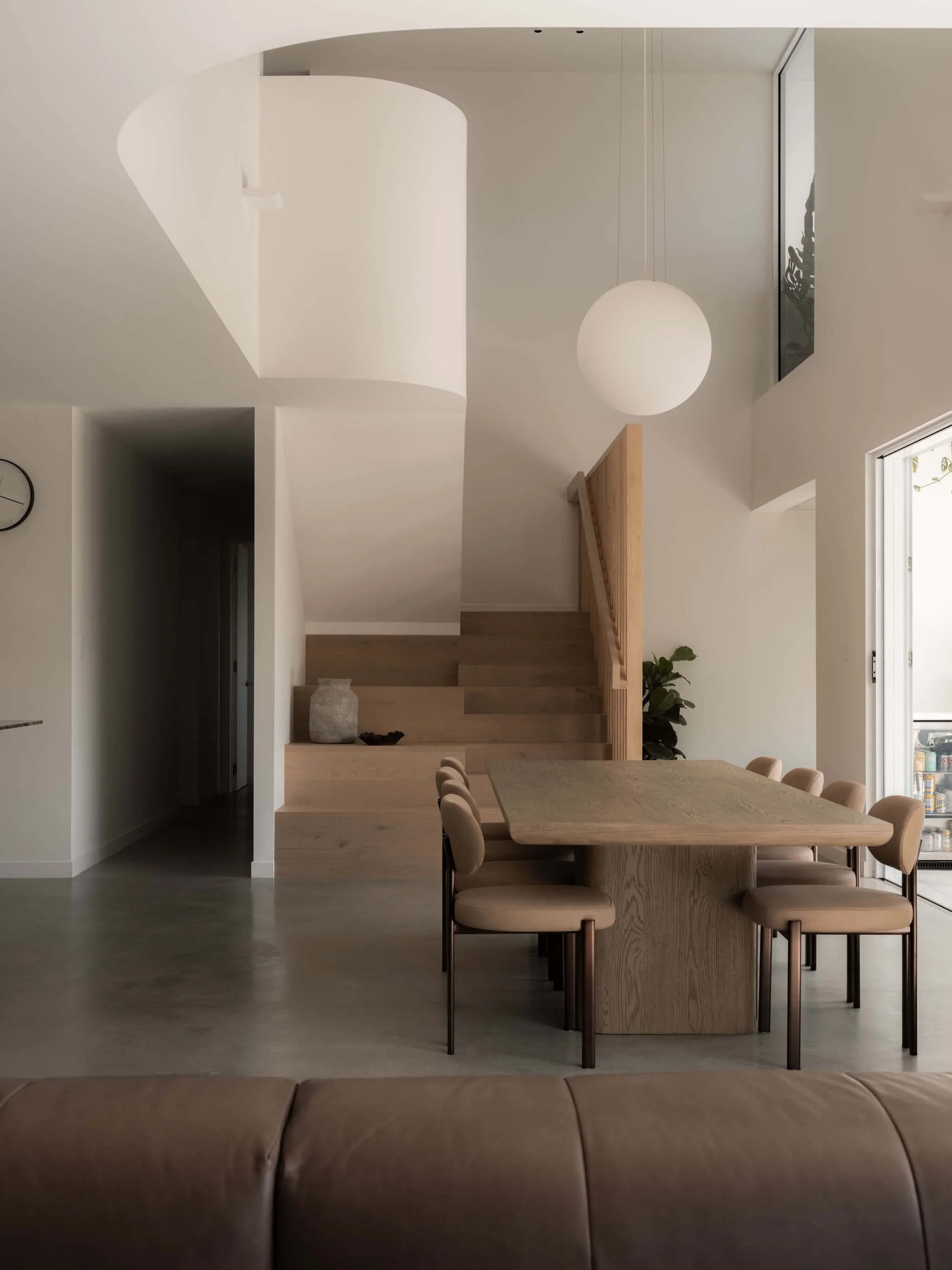Parklane Place home Bulimba - dining room. Interiors by Borgeaud Interiors.