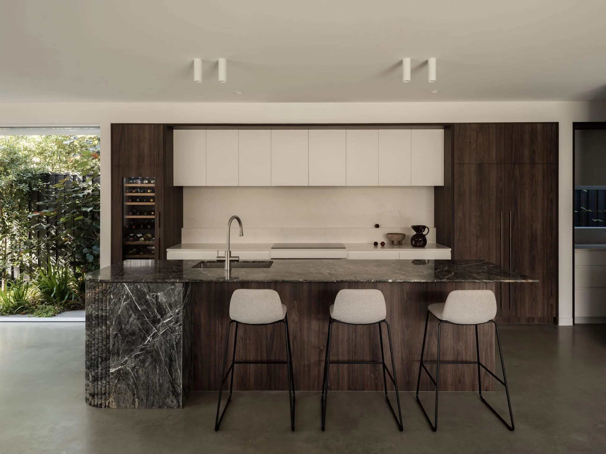 Parklane Place home Bulimba - kitchen. Interiors by Borgeaud Interiors.