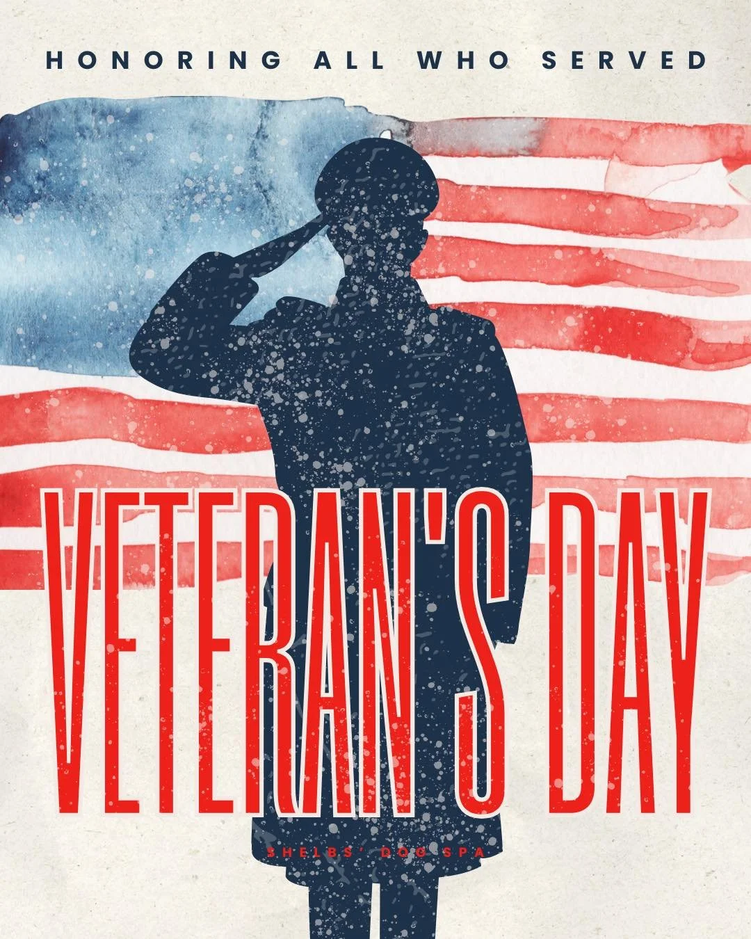 🇺🇸 Happy Veteran&rsquo;s Day 🇺🇸

Today we pause to honor the heroes who made it possible for us to live freely, to chase dreams, to laugh, and to love our dogs every single day.

Thank you, veterans, for your service and sacrifice. ❤️🤍💙