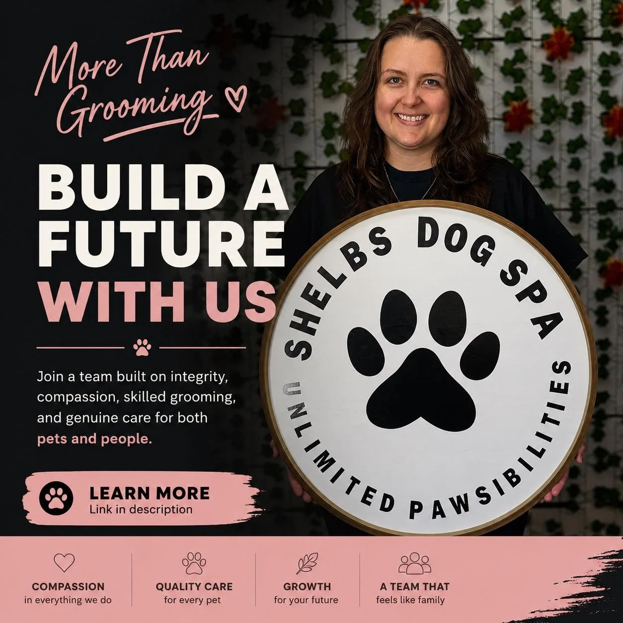 We&rsquo;re growing at Shelbs&rsquo; Dog Spa and officially hiring for a Dog Grooming Assistant position! 🐾

We&rsquo;re looking for someone who genuinely loves animals, works hard, values professionalism, and wants to grow alongside a quality focus