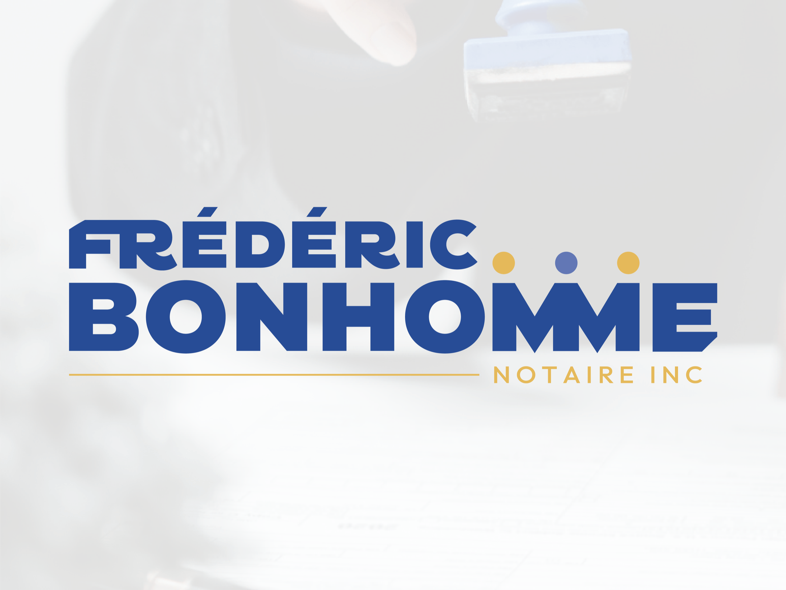 Frédéric Bonhomme - Notaire <span>BRANDING</span>