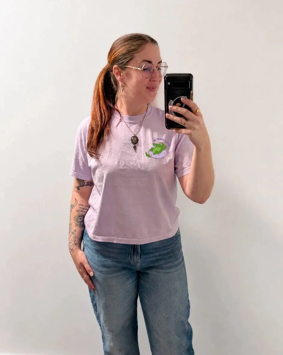 Tshirt_CropTopLong_Mauve_SeeYouLaterAlligator.jpg