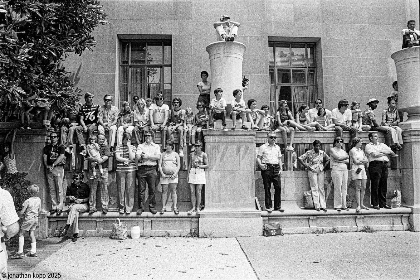 Constitution Ave., Parade, July 4, 1976