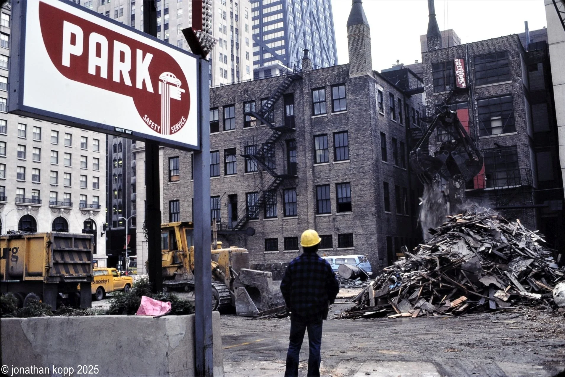 Oak St Site Demo, 1981