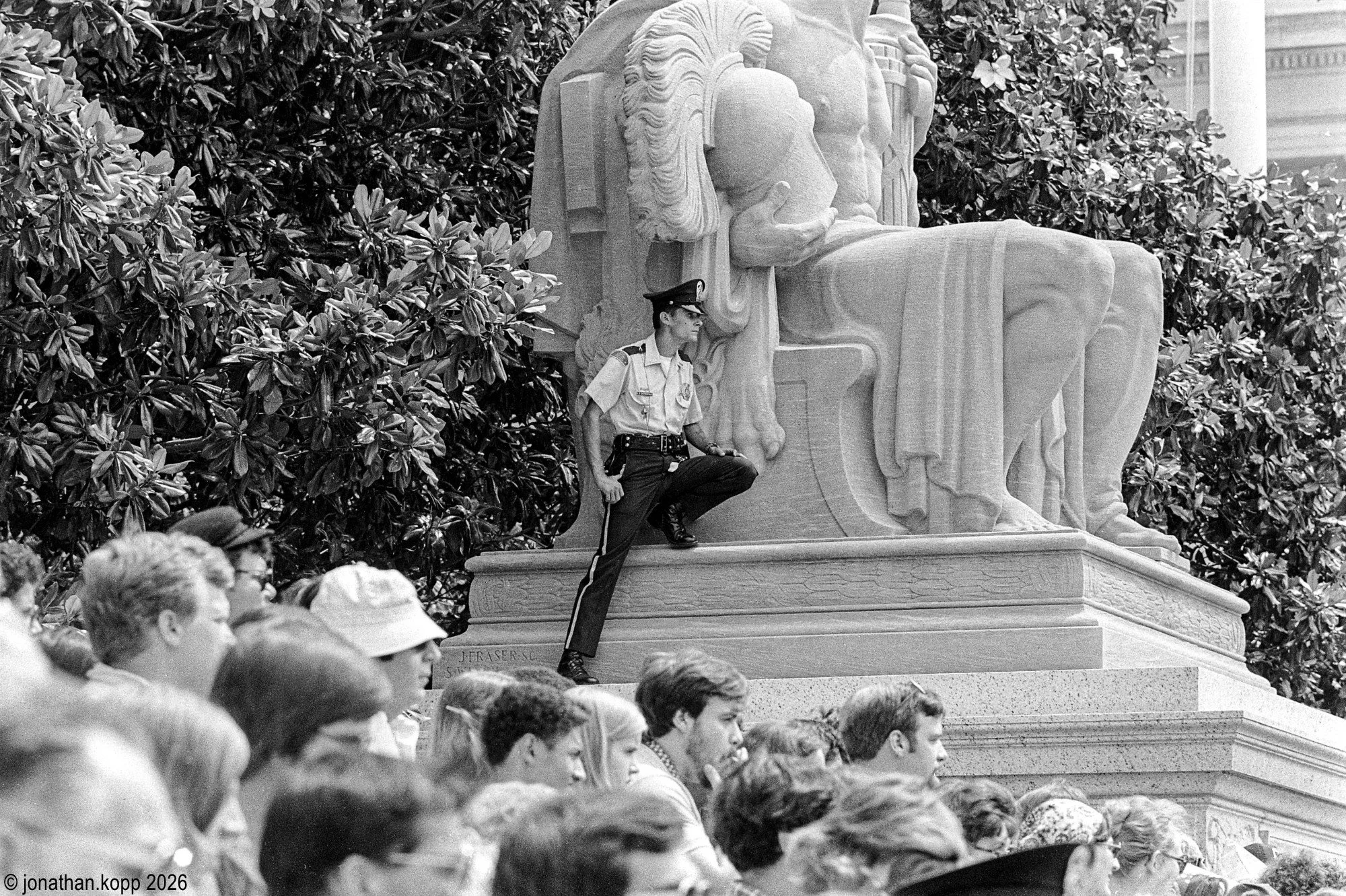 Constitution Ave., Parade, July 4, 1976