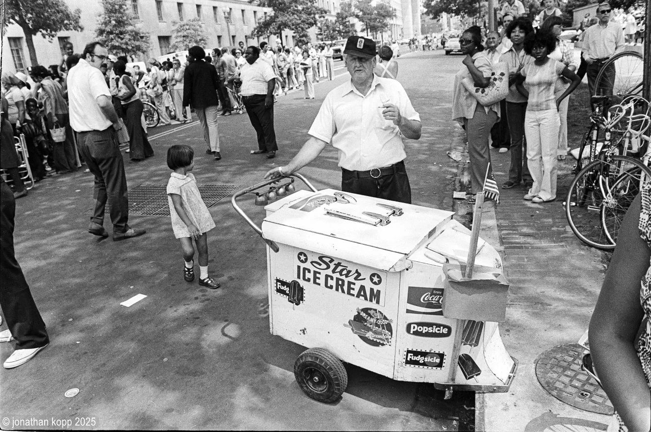 Constitution Ave., Parade, July 4, 1976
